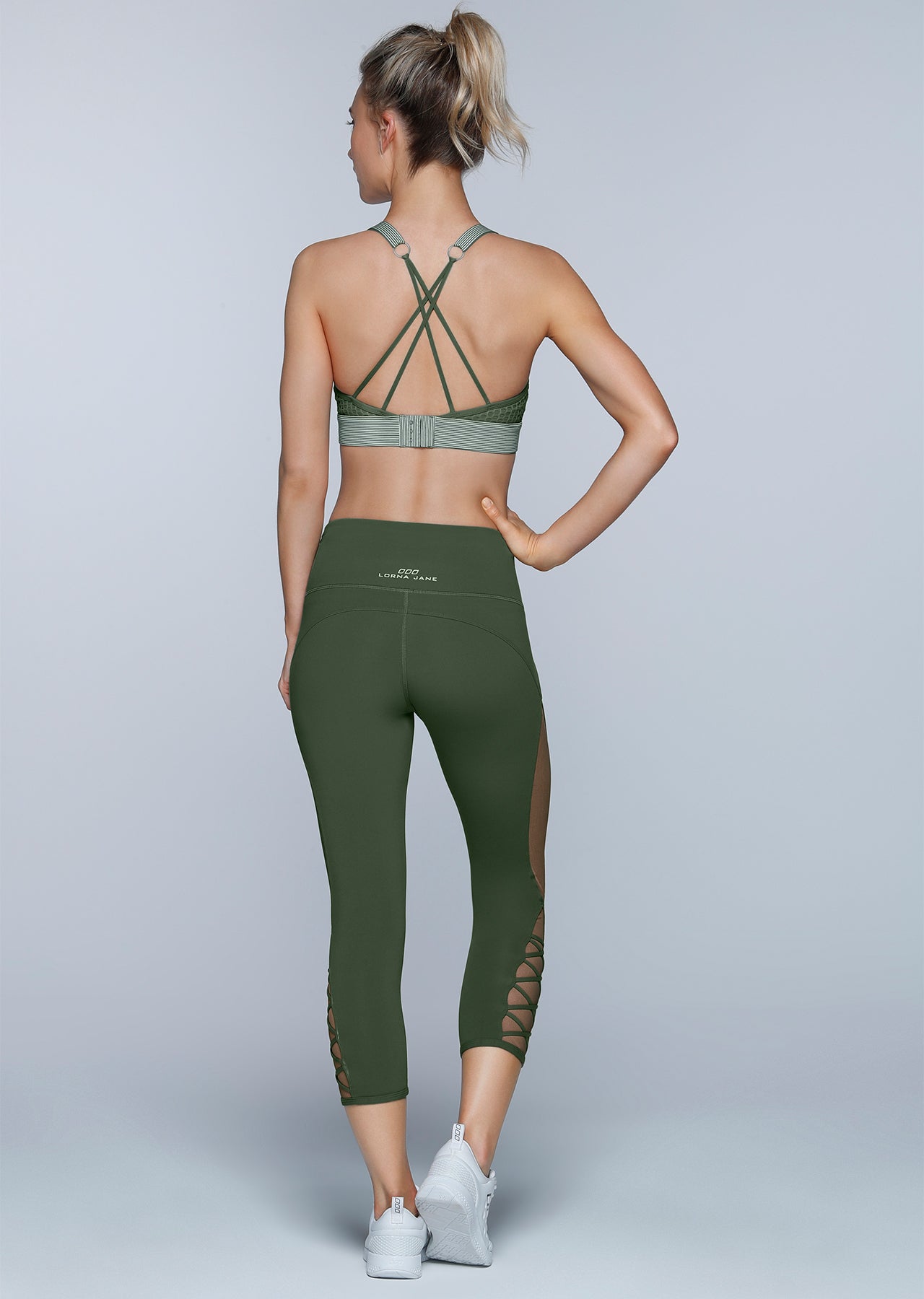 Lorna Jane Sienna Core 7/8 Tight - Light Khaki