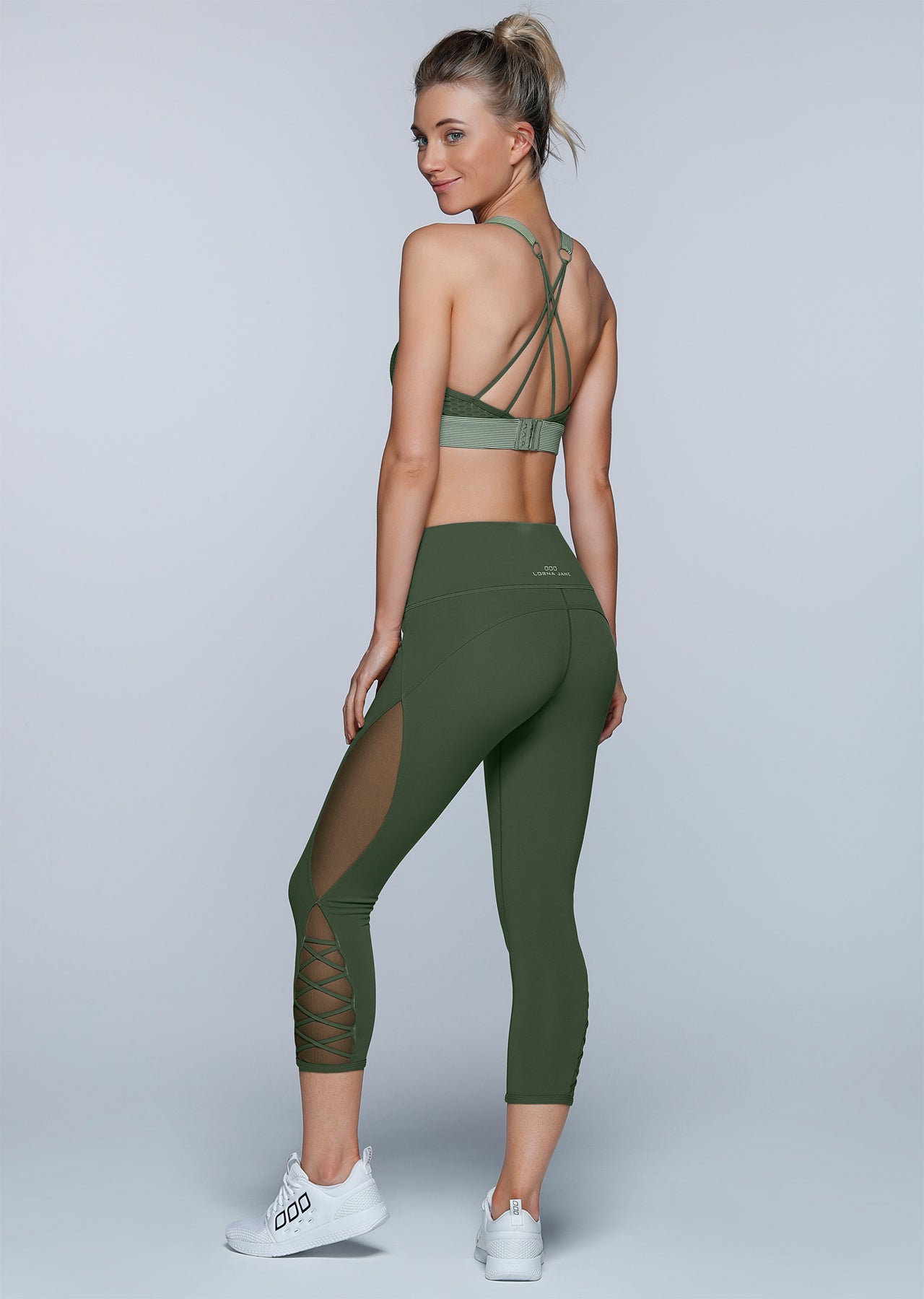 Lorna Jane Sienna Core 7/8 Tight - Light Khaki