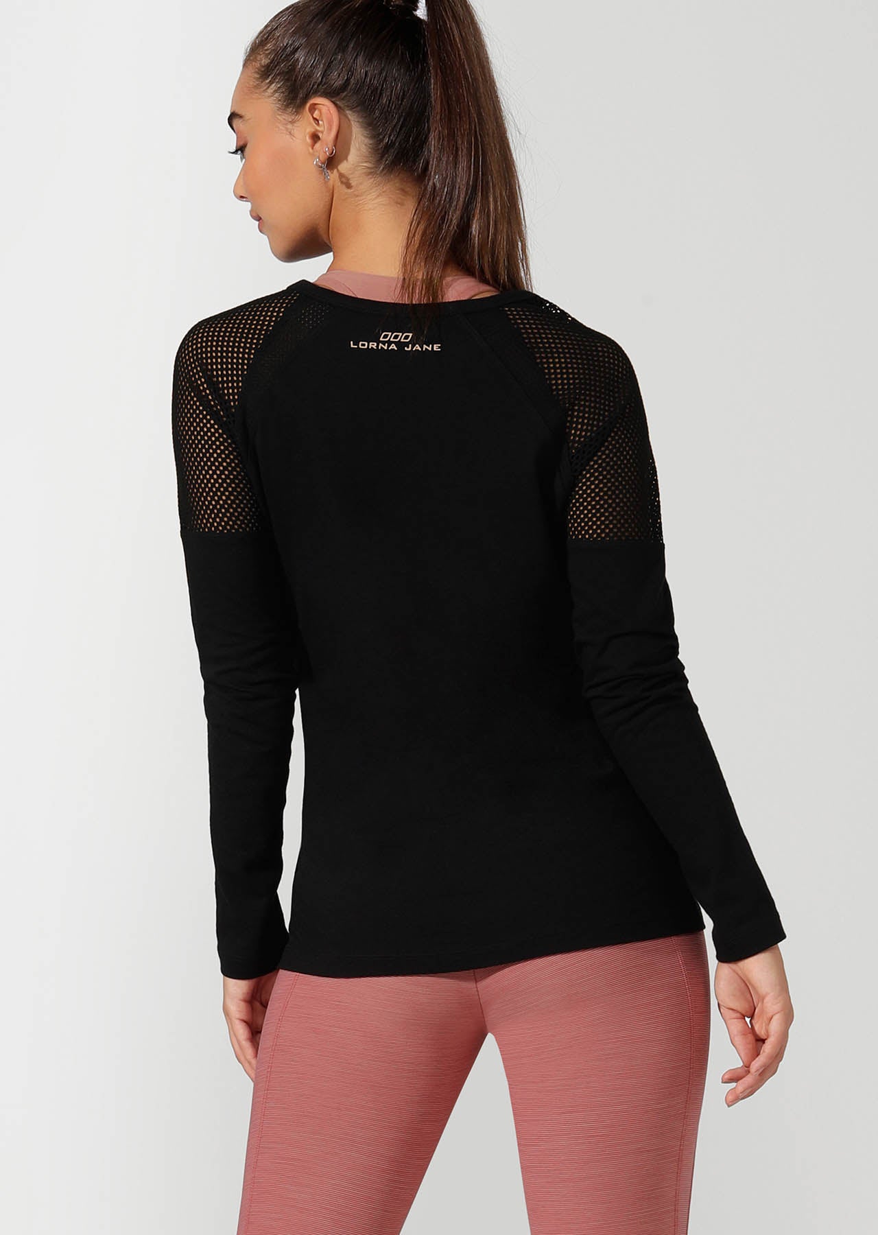 Lorna Jane Simple And Classic Long Sleeve Top - Black
