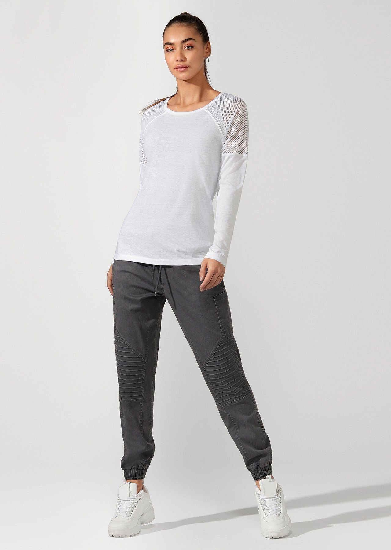 Lorna Jane Simple And Classic Long Sleeve Top - White