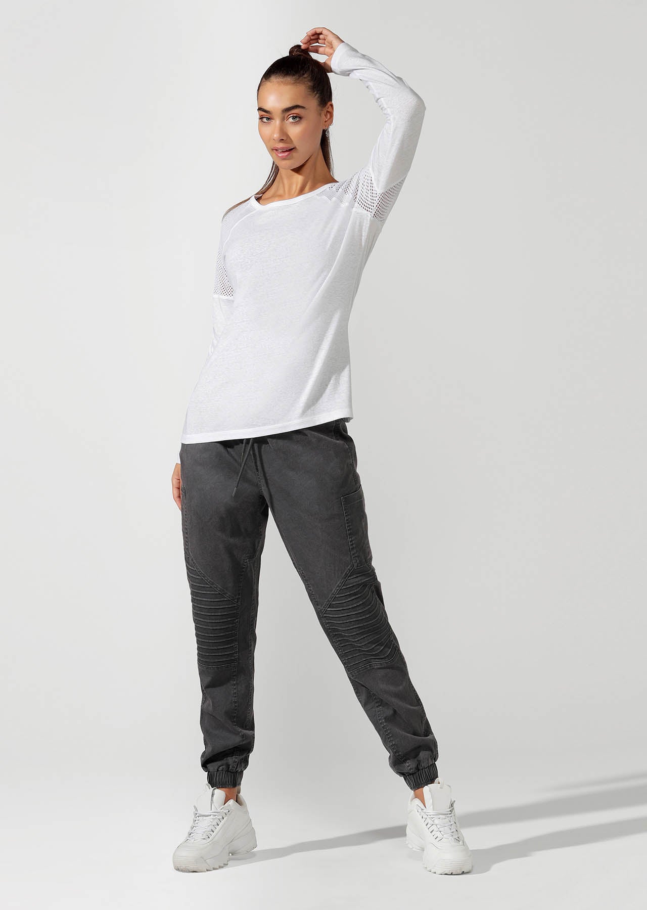 Lorna Jane Simple And Classic Long Sleeve Top - White