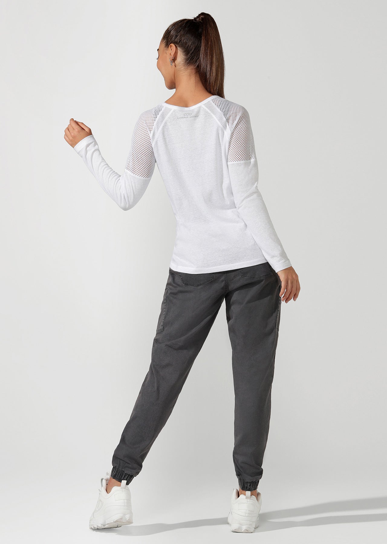 Lorna Jane Simple And Classic Long Sleeve Top - White