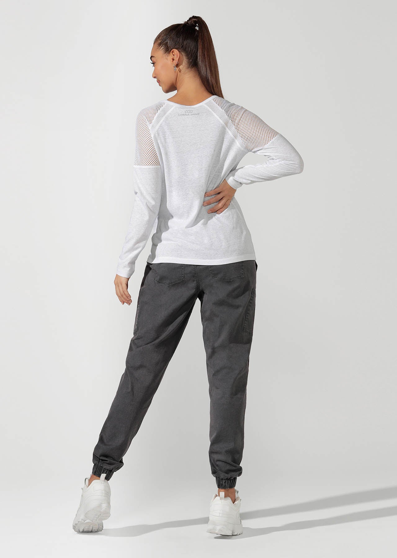 Lorna Jane Simple And Classic Long Sleeve Top - White