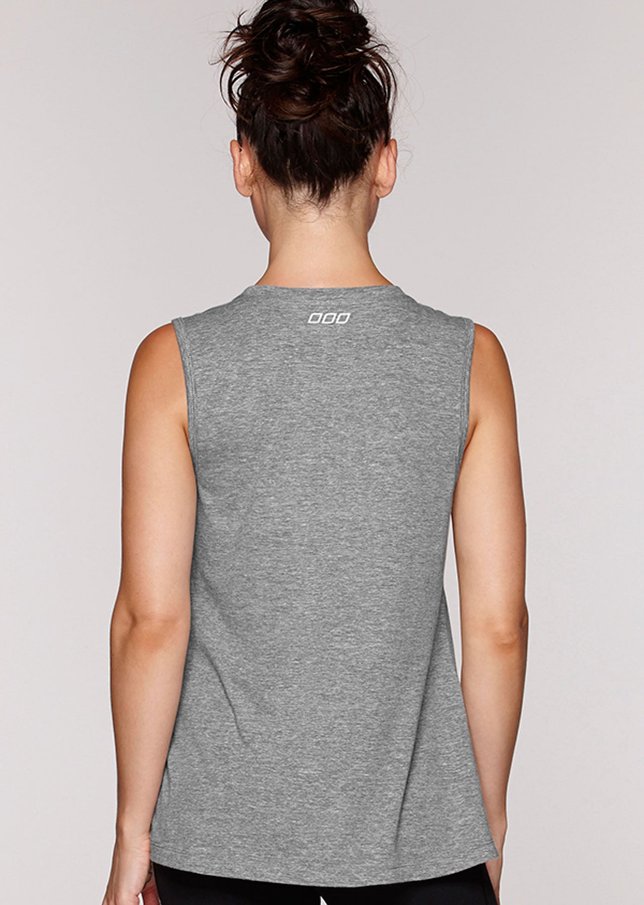 Lorna Jane Simple Life Tank - Mid Grey Marl