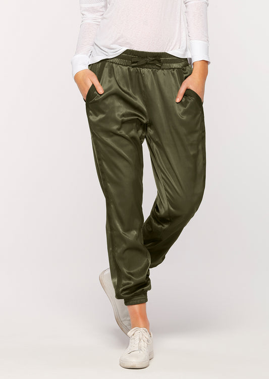 Lorna Jane Siren Casual F/L Pants - Safari