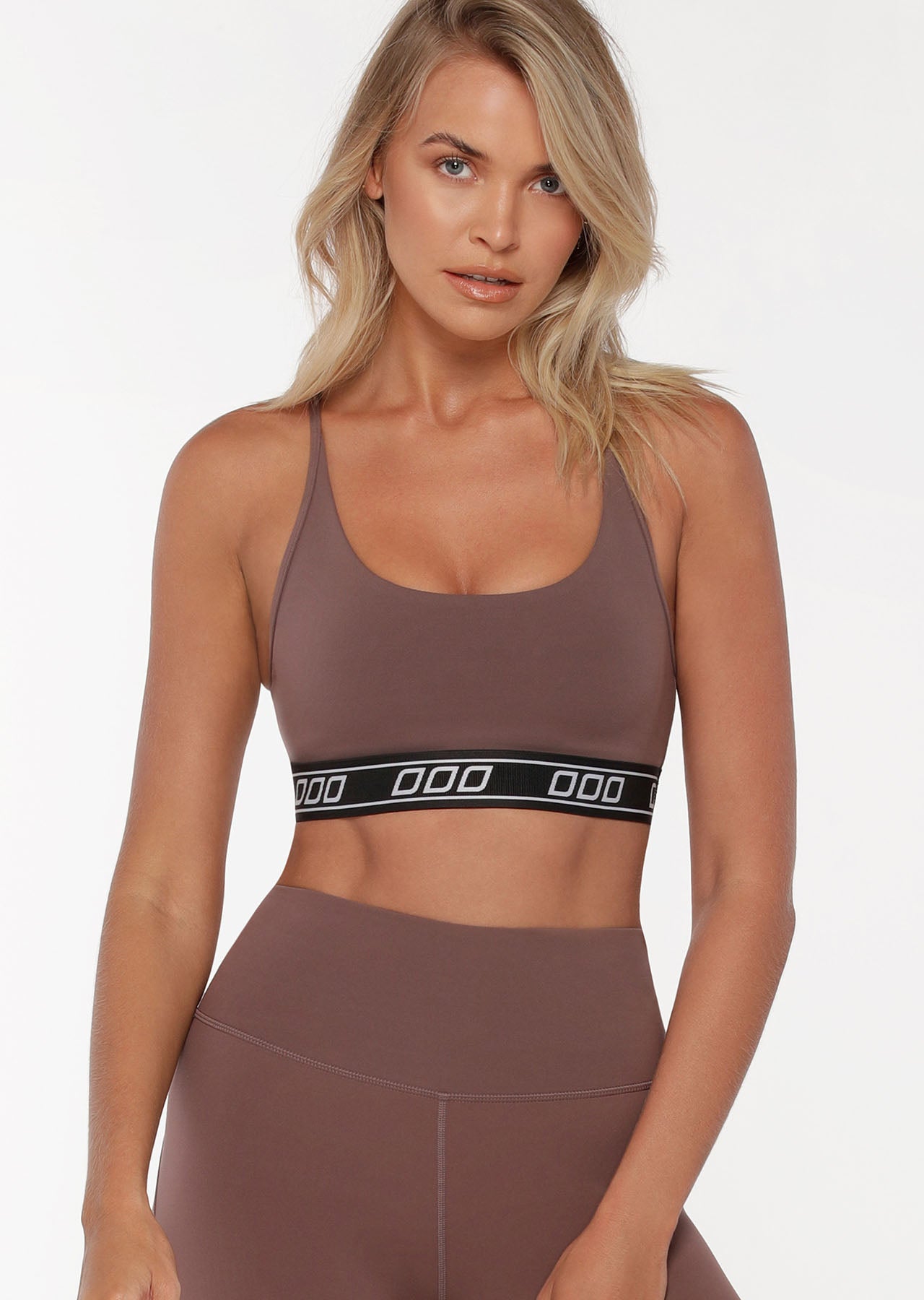 Lorna Jane Slam Dunk Sports Bra - Stone