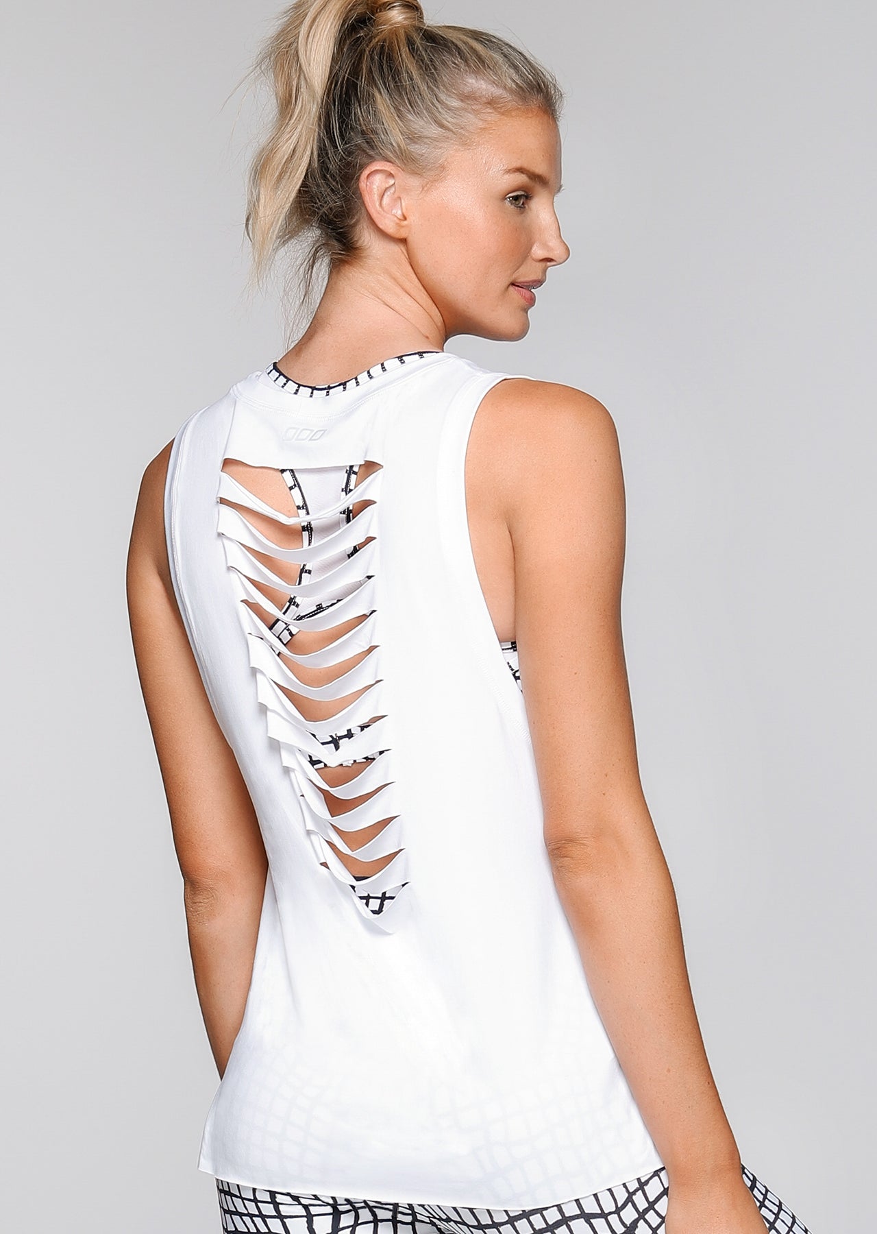 Lorna Jane Slasher Active Tank - White