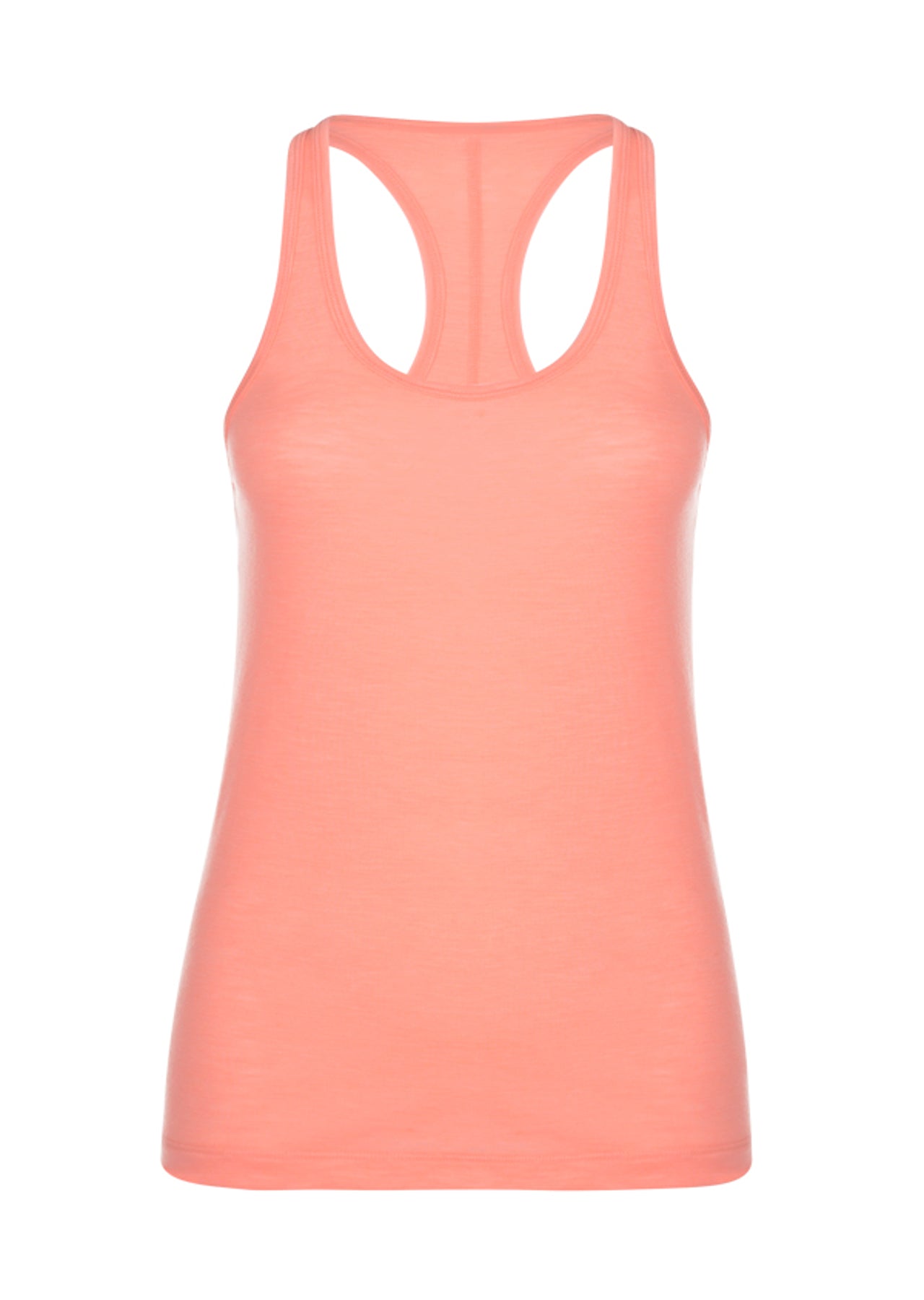 Lorna Jane Slouchy Gym Tank - Pale Neon Apricot
