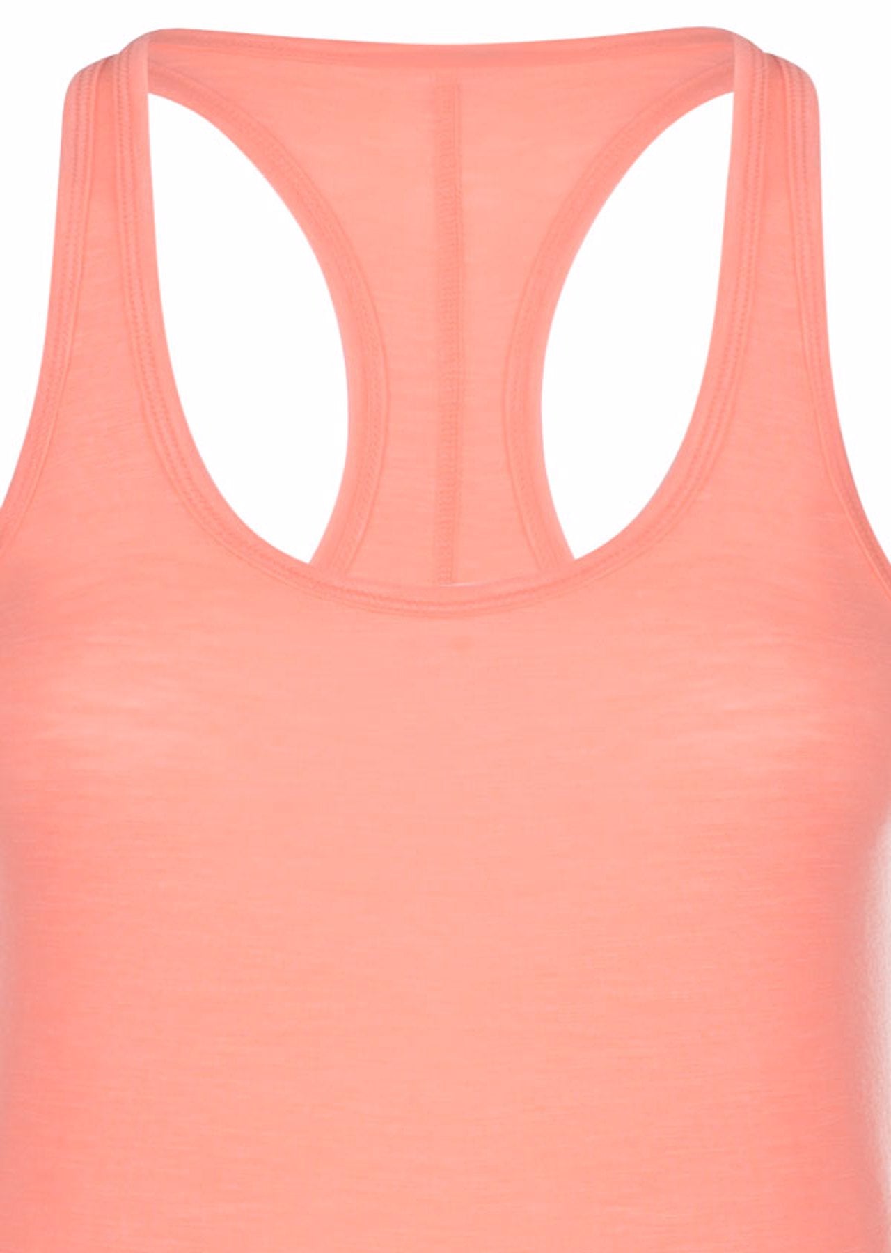 Lorna Jane Slouchy Gym Tank - Pale Neon Apricot