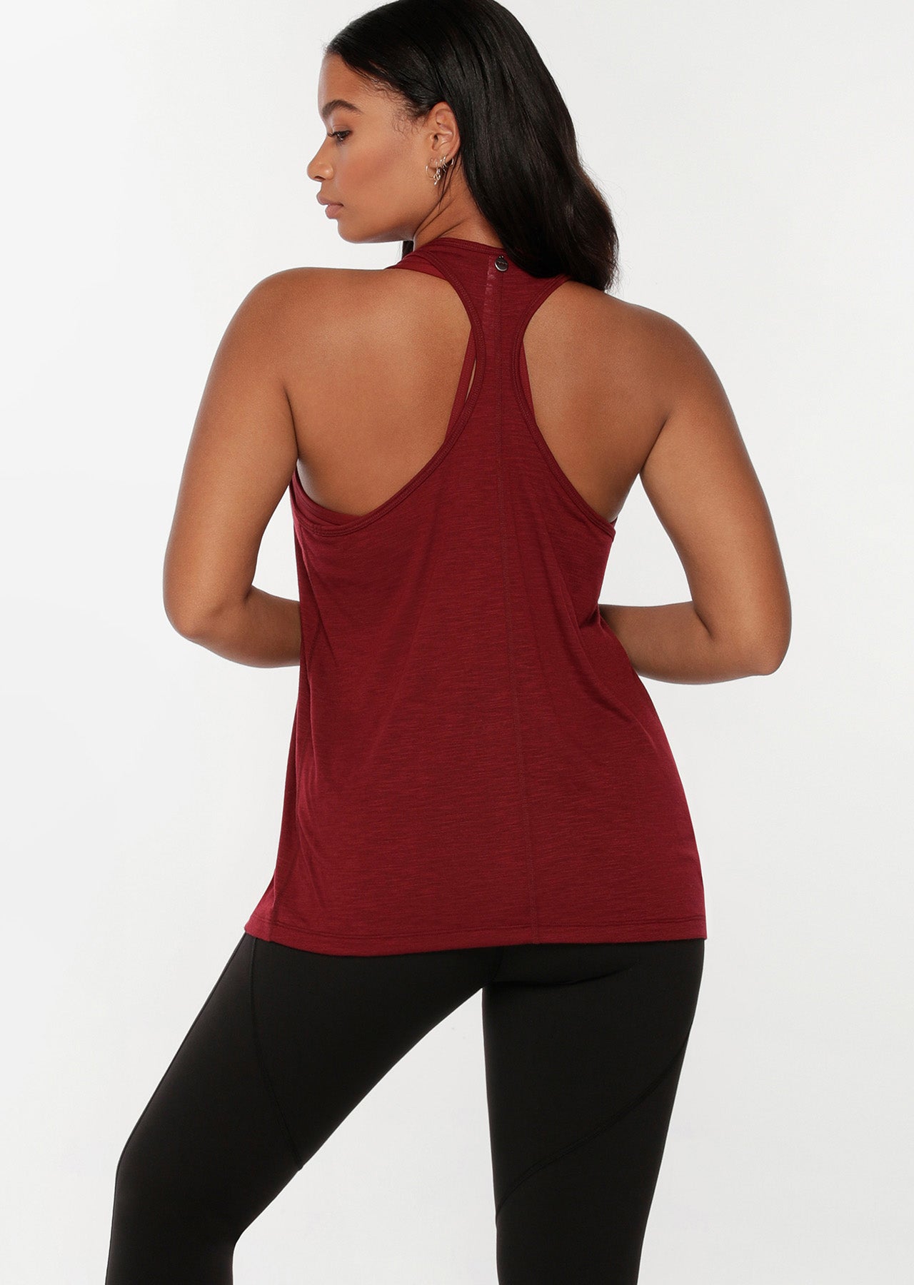 Lorna Jane Slouchy Gym Tank - Sepia