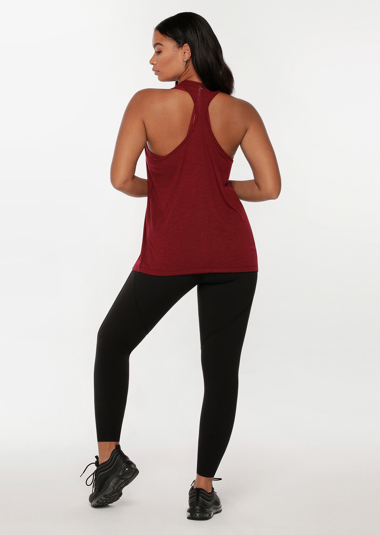 Lorna Jane Slouchy Gym Tank - Sepia