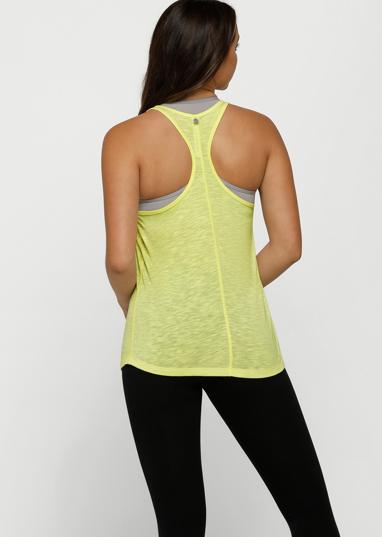 Lorna Jane Slouchy Gym Tank - Lemon