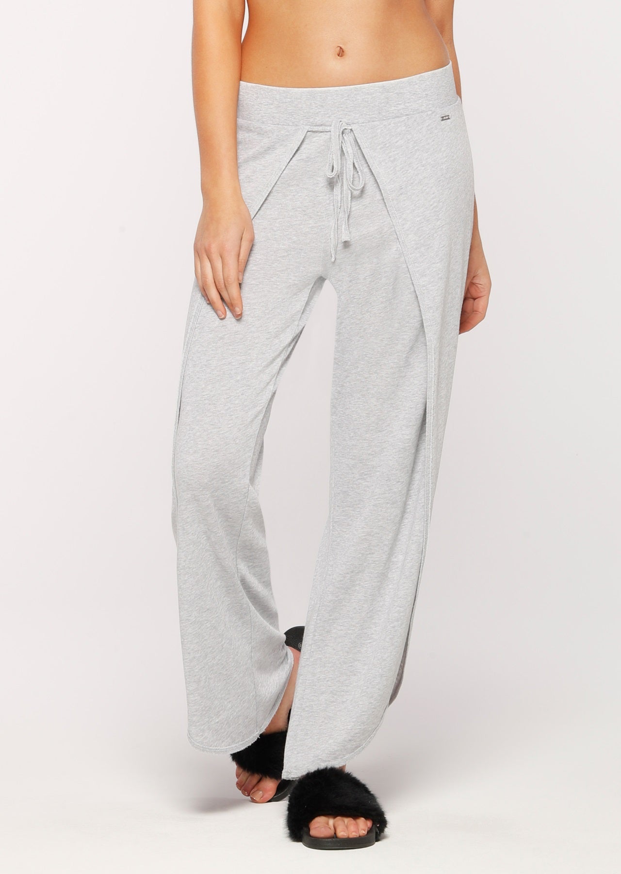 Lorna Jane Slouchy Lounge Pants - Grey Marl