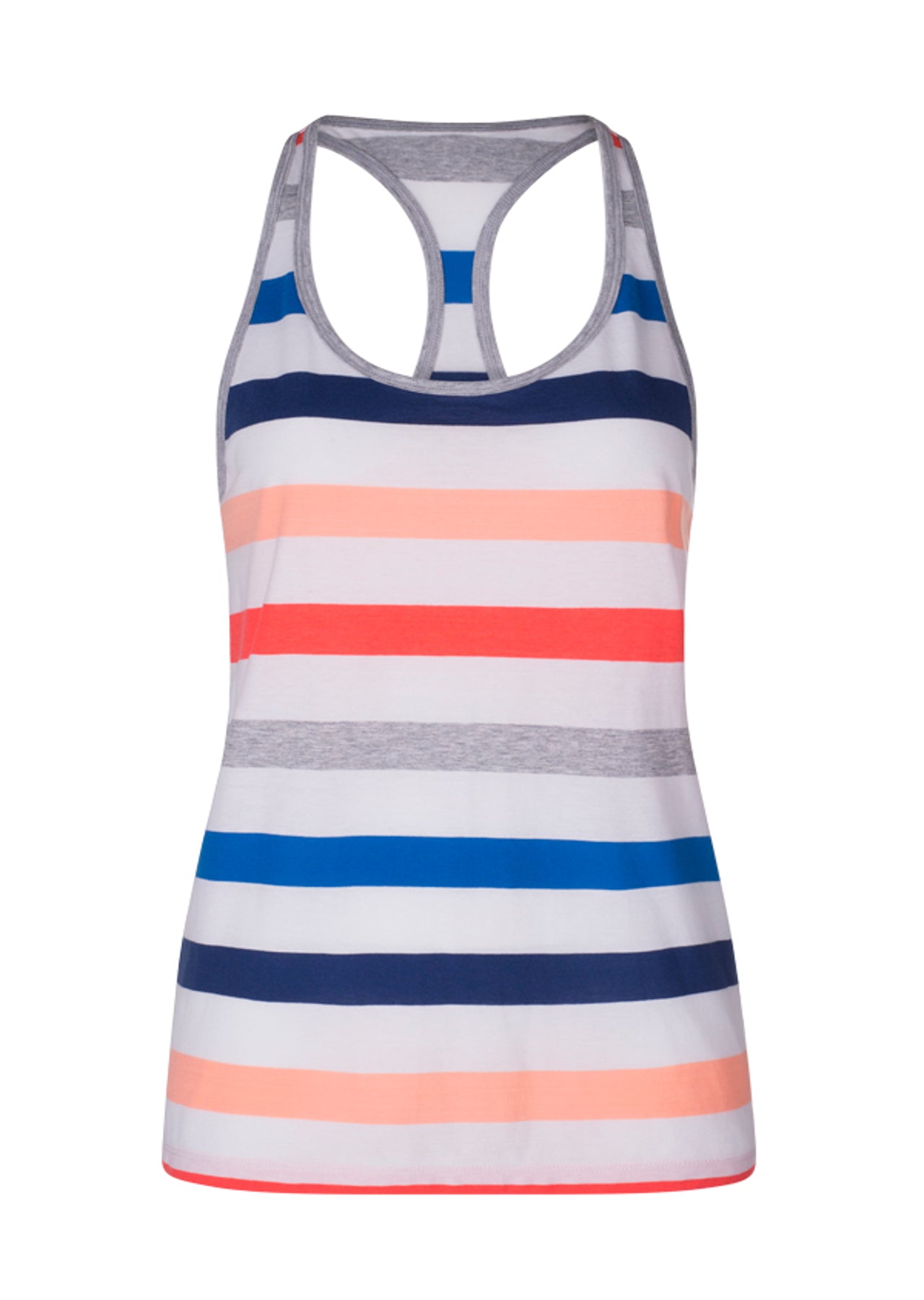 Lorna Jane Slouchy Stripe Tank - Multi Colour