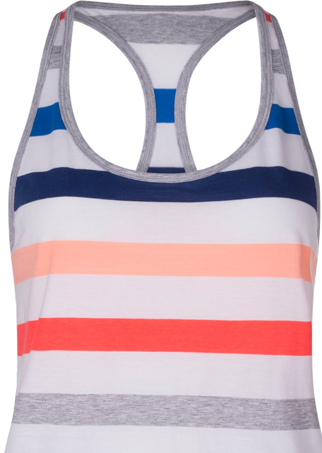 Lorna Jane Slouchy Stripe Tank - Multi Colour