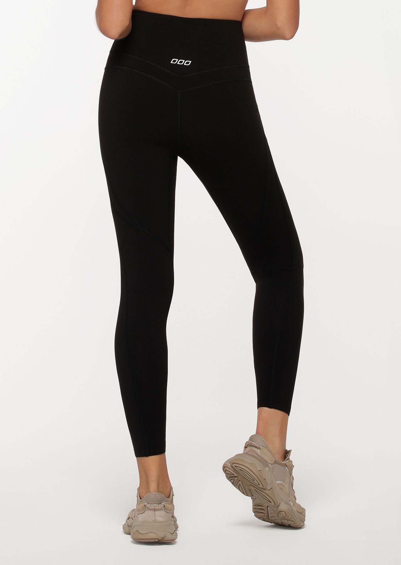 Lorna Jane Smooth Booty Support Ankle Biter Leggings - Black