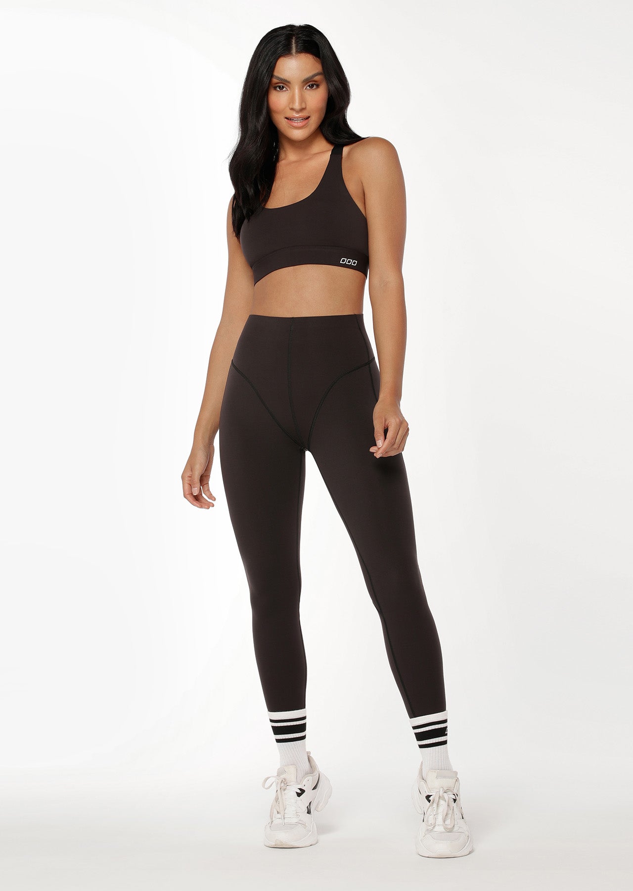 Lorna Jane Smooth Rider Recycled Full Length Leggings - Black