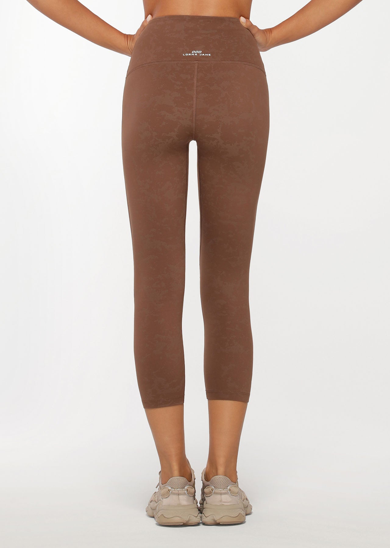 Lorna Jane Smooth Touch 7/8 Leggings - Washed Chocolate