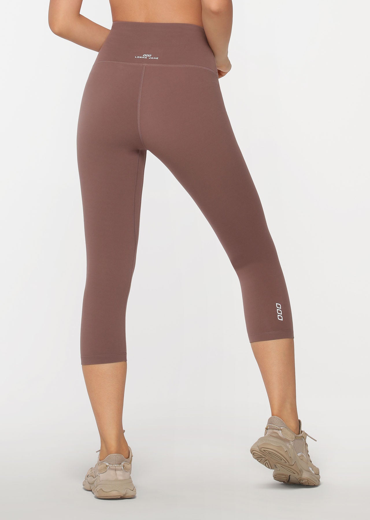 Lorna Jane Smooth Touch 7/8 Leggings - Stone