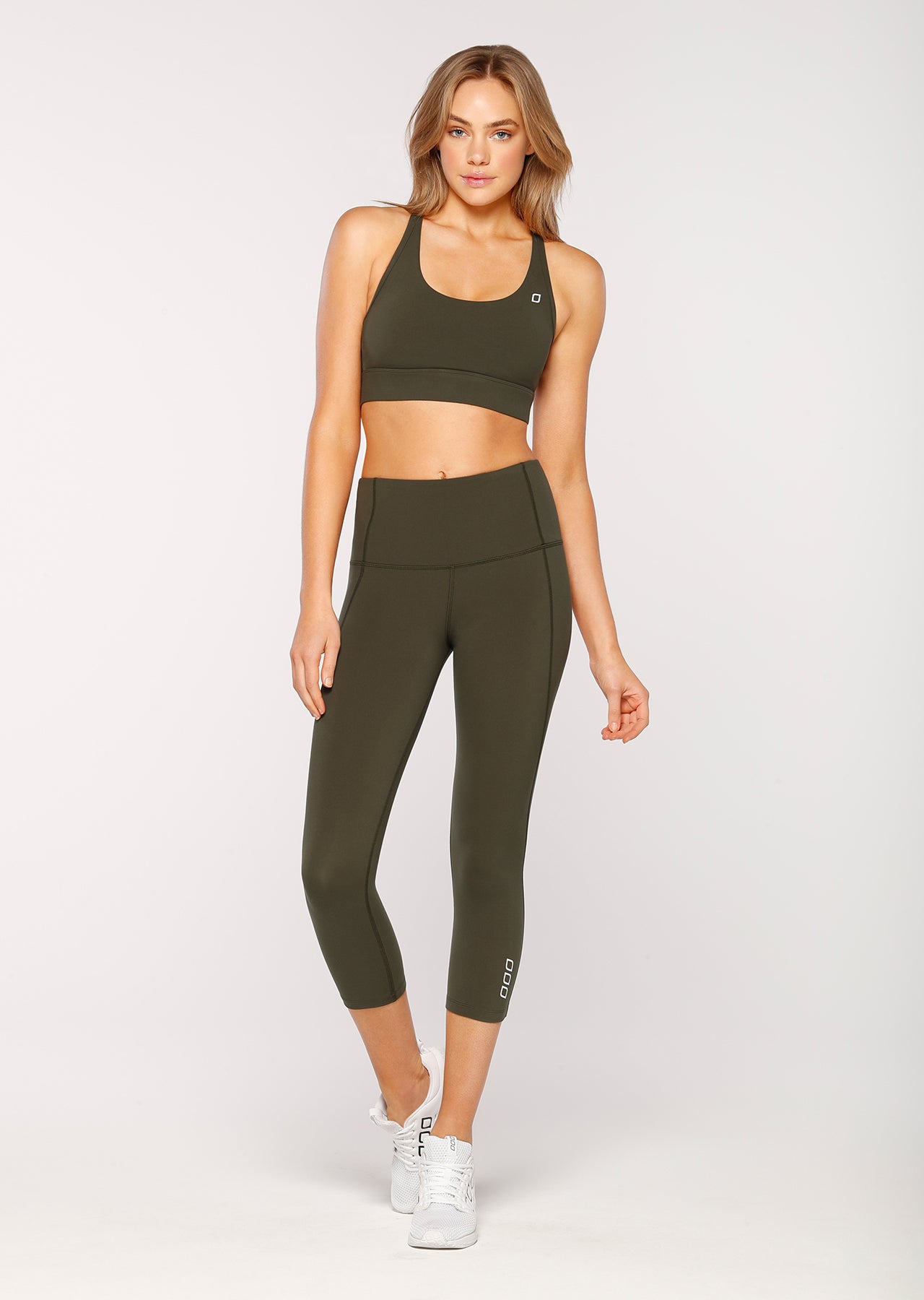 Lorna Jane Sonya Sports Bra - Dark Safari