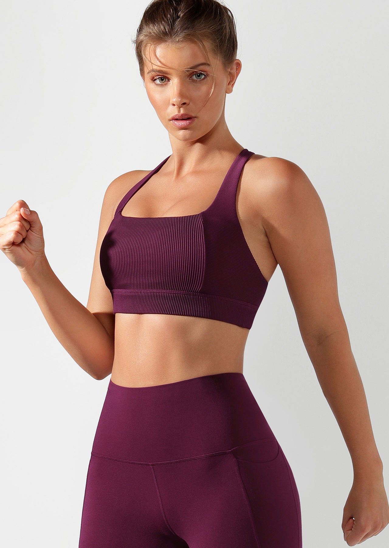 Lorna Jane Sophia Sports Bra - Pinot