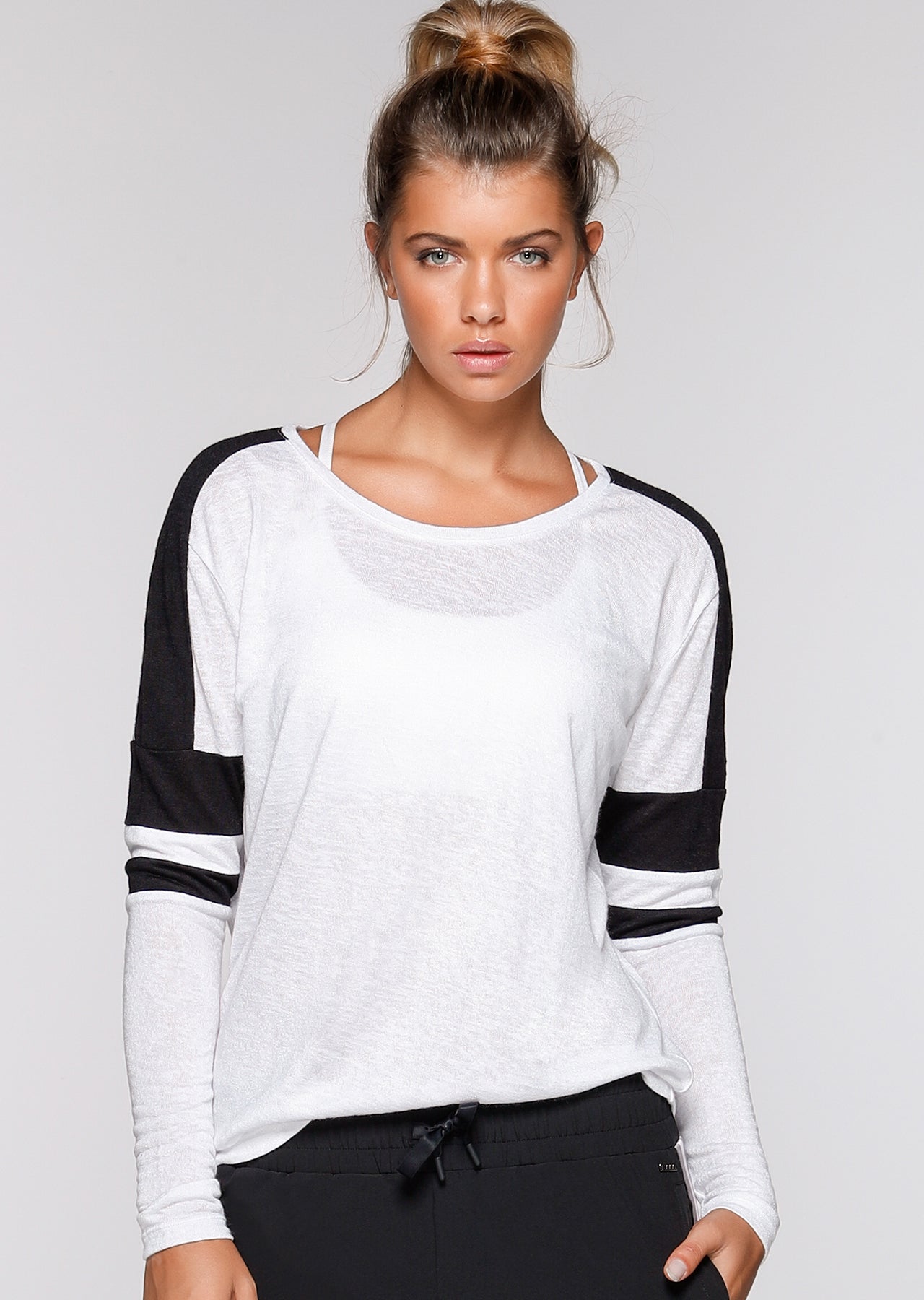 Lorna Jane Soraya L/Slv Tee - White