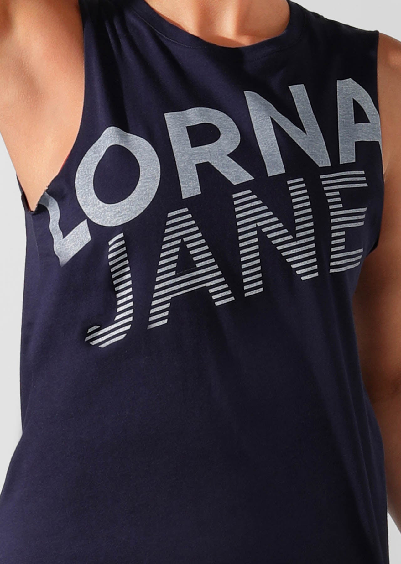 Lorna Jane Speedway Tank - French Navy