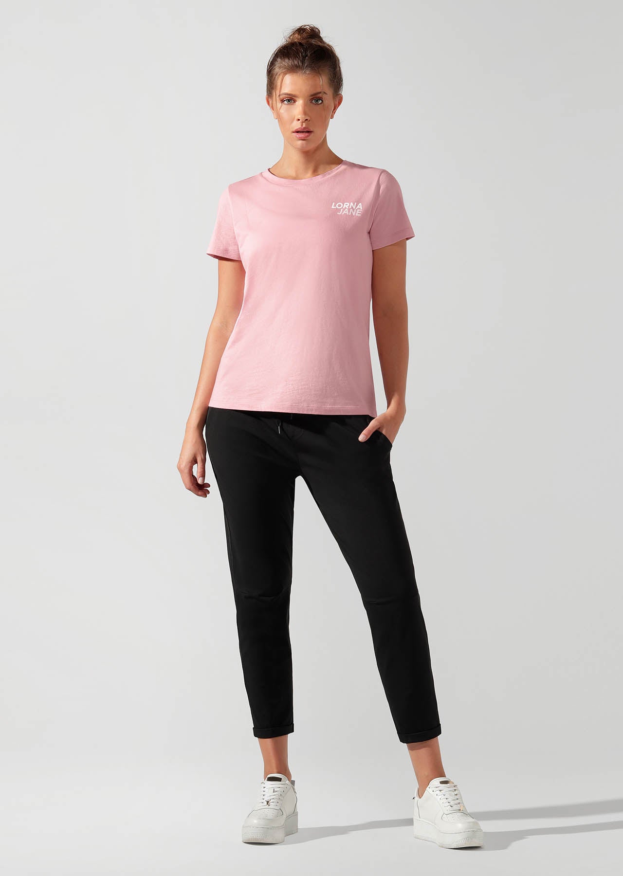 Lorna Jane Speedway Tee - Dusty Rose