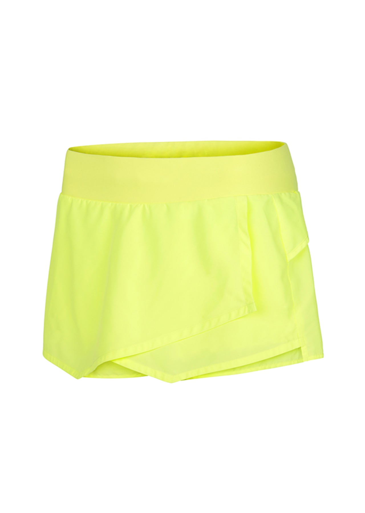 Lorna Jane Splits Run Shorts - Neon Lemon Sorbet