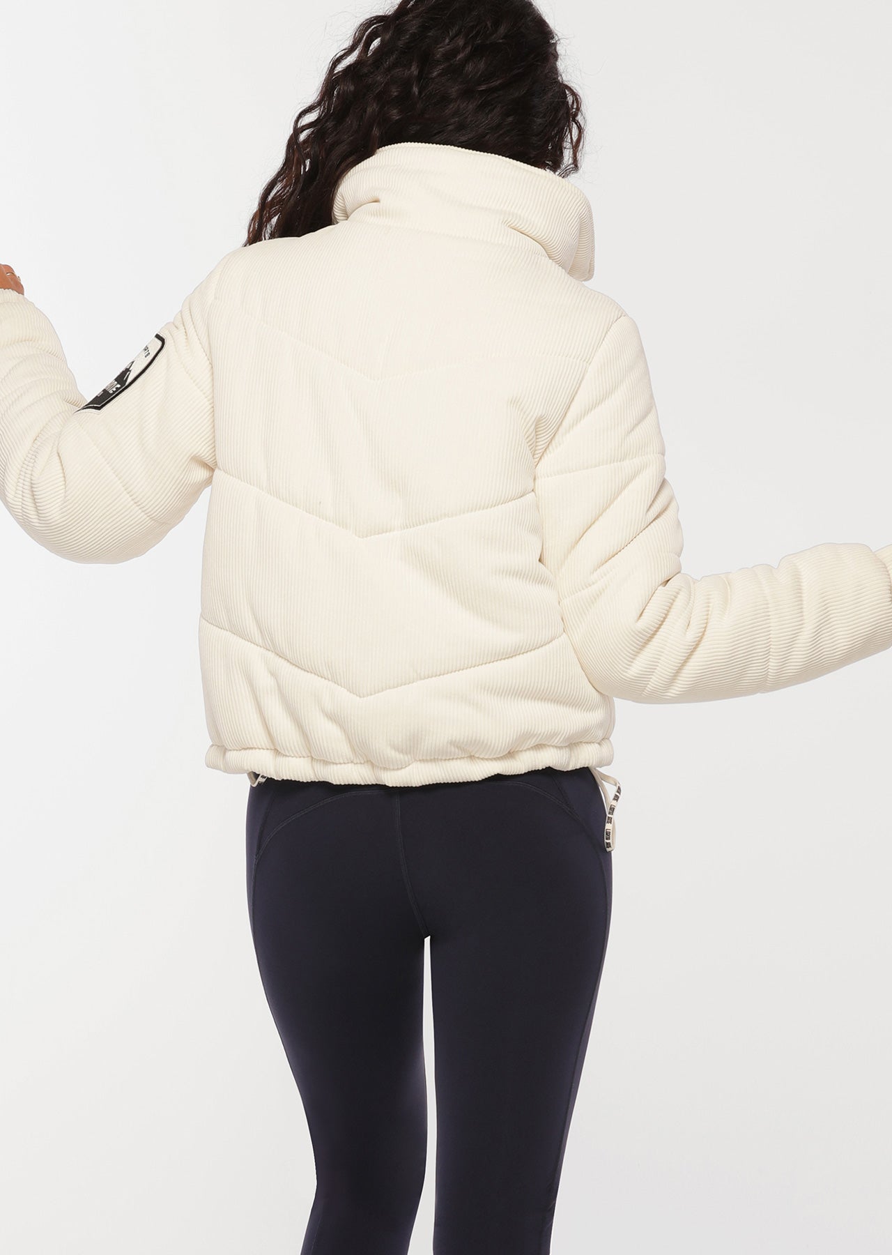 Lorna Jane Sports Club Puffa Jacket - Cream