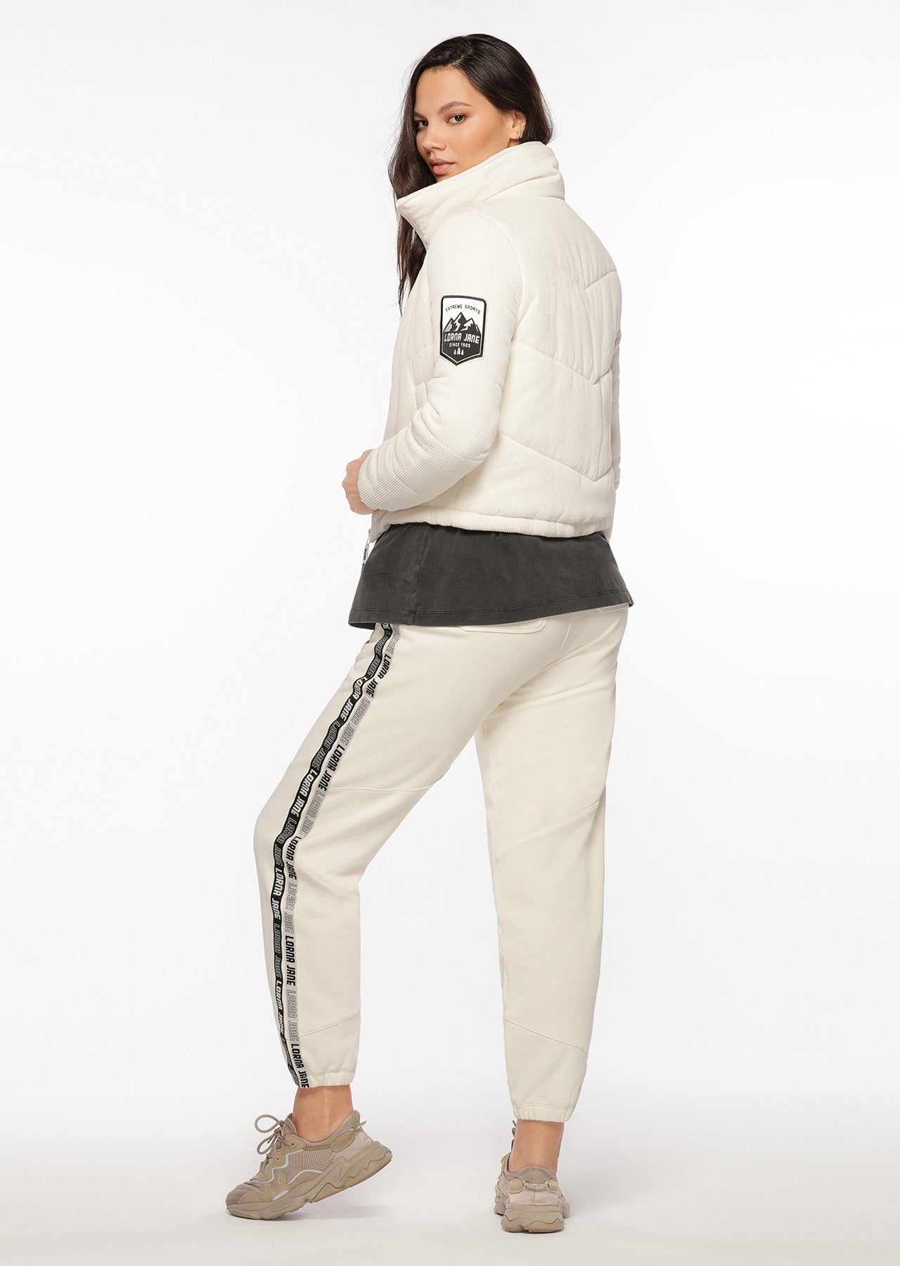 Lorna Jane Sports Club Puffa Jacket - Cream