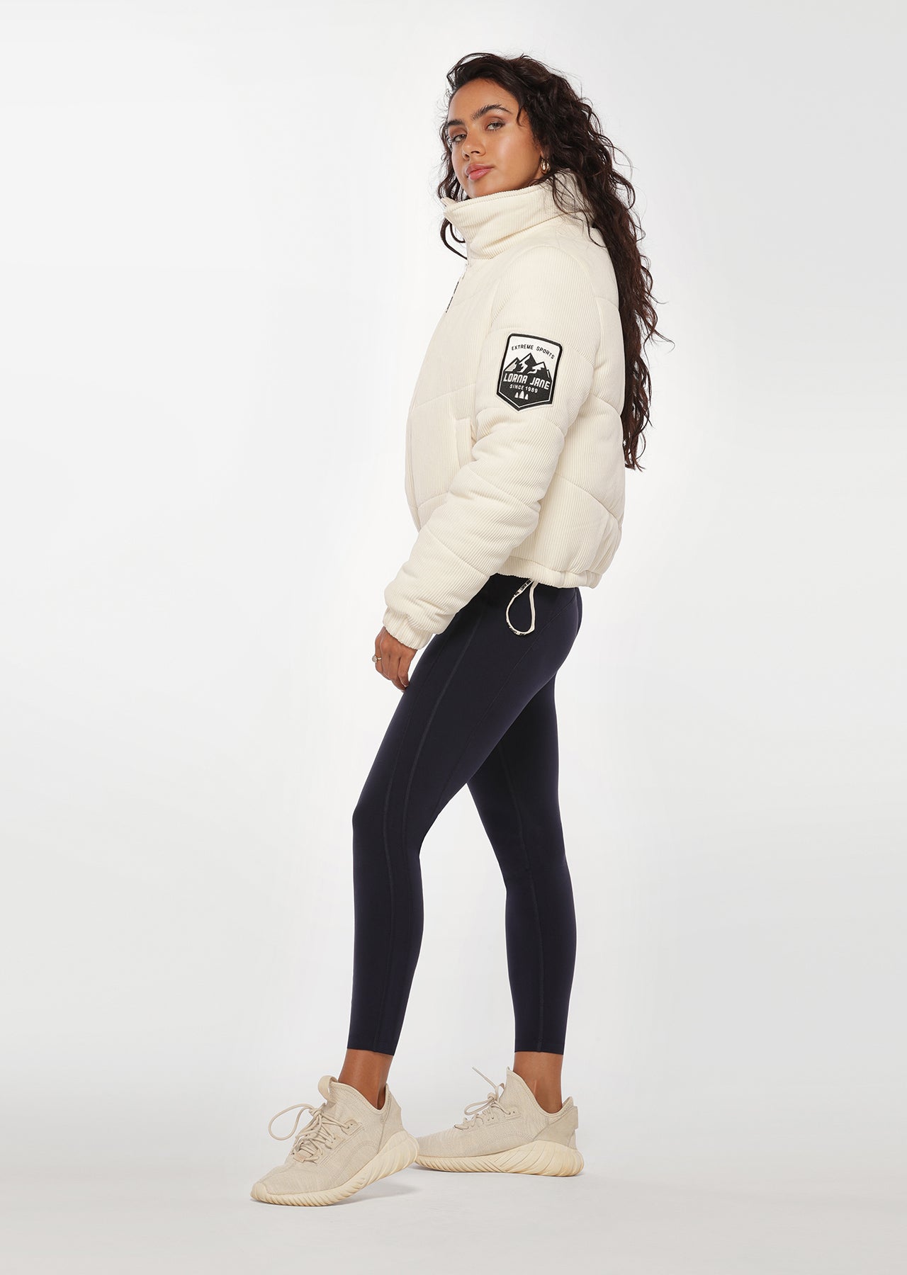 Lorna Jane Sports Club Puffa Jacket - Cream