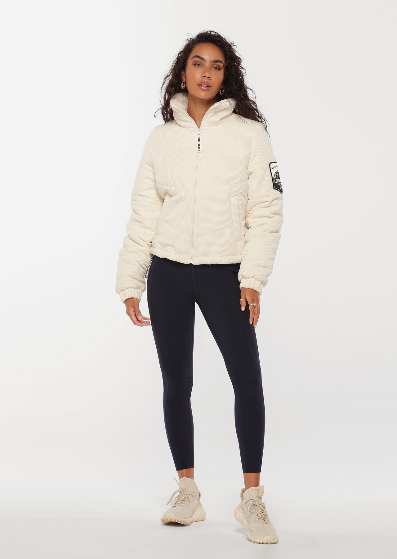 Lorna Jane Sports Club Puffa Jacket - Cream