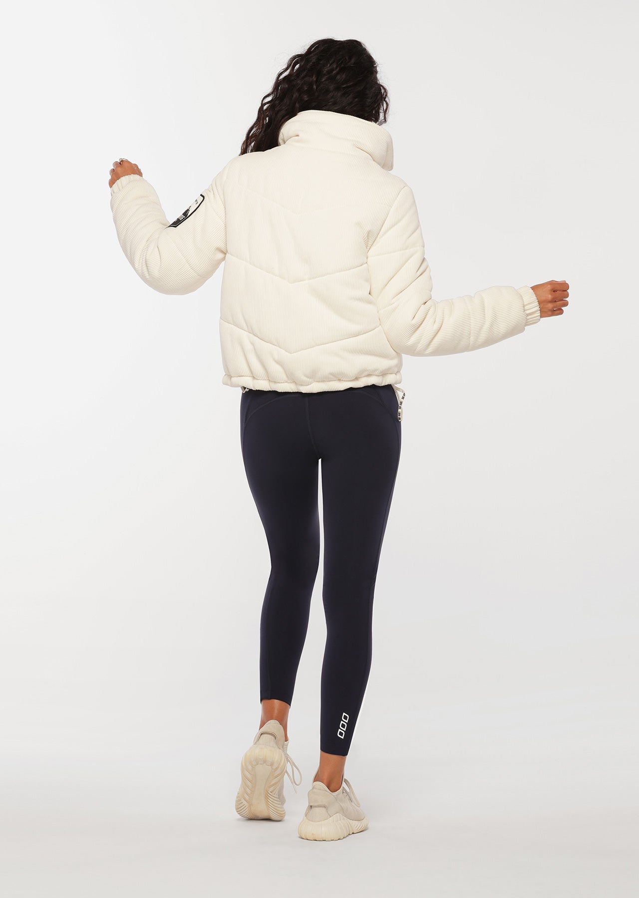 Lorna Jane Sports Club Puffa Jacket - Cream