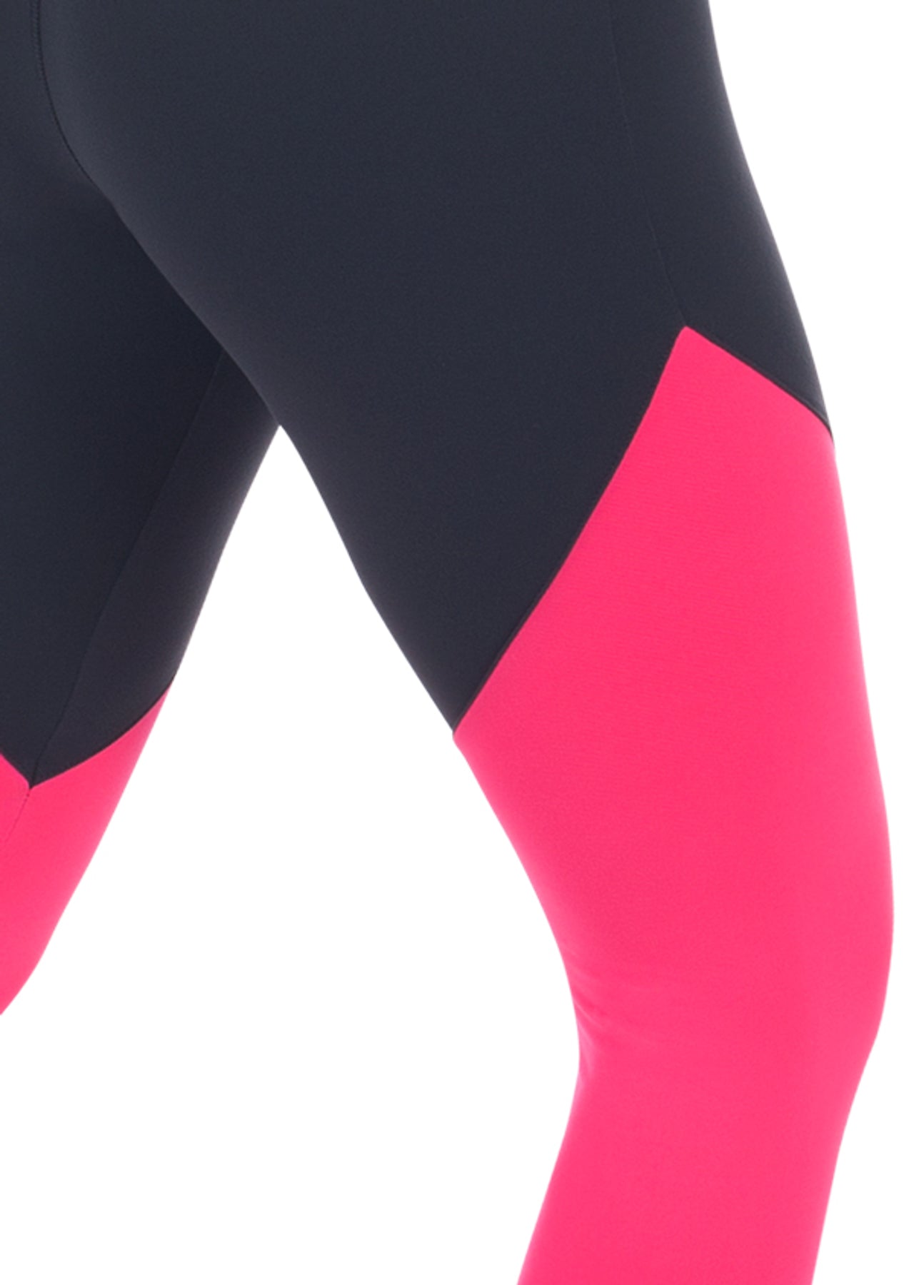 Lorna Jane Sporty Splice 7/8 Tight - Canyon/Funky Pink/Corn Flower