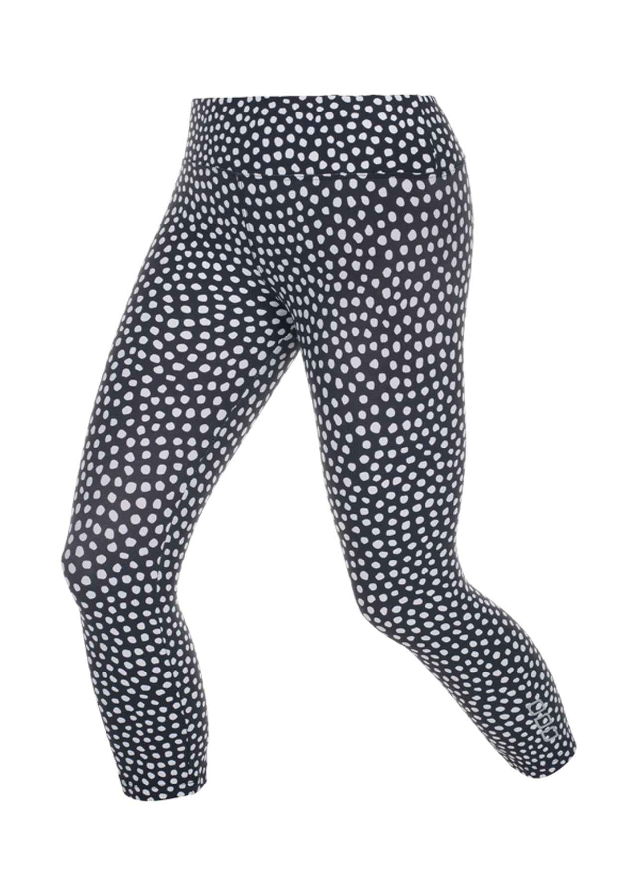 Lorna Jane Spot Me 7/8 Tight - Black/White