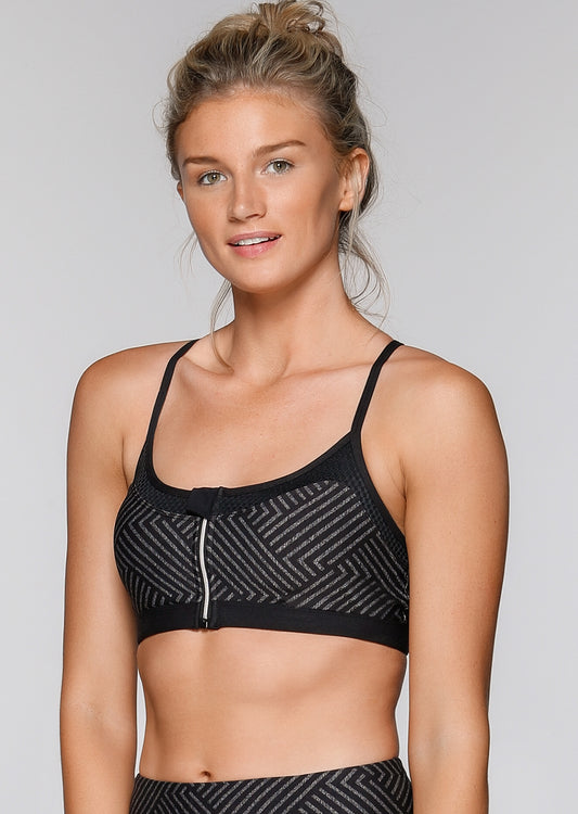 Lorna Jane Spotlight Sports Bra - Spotlight Reflective Print