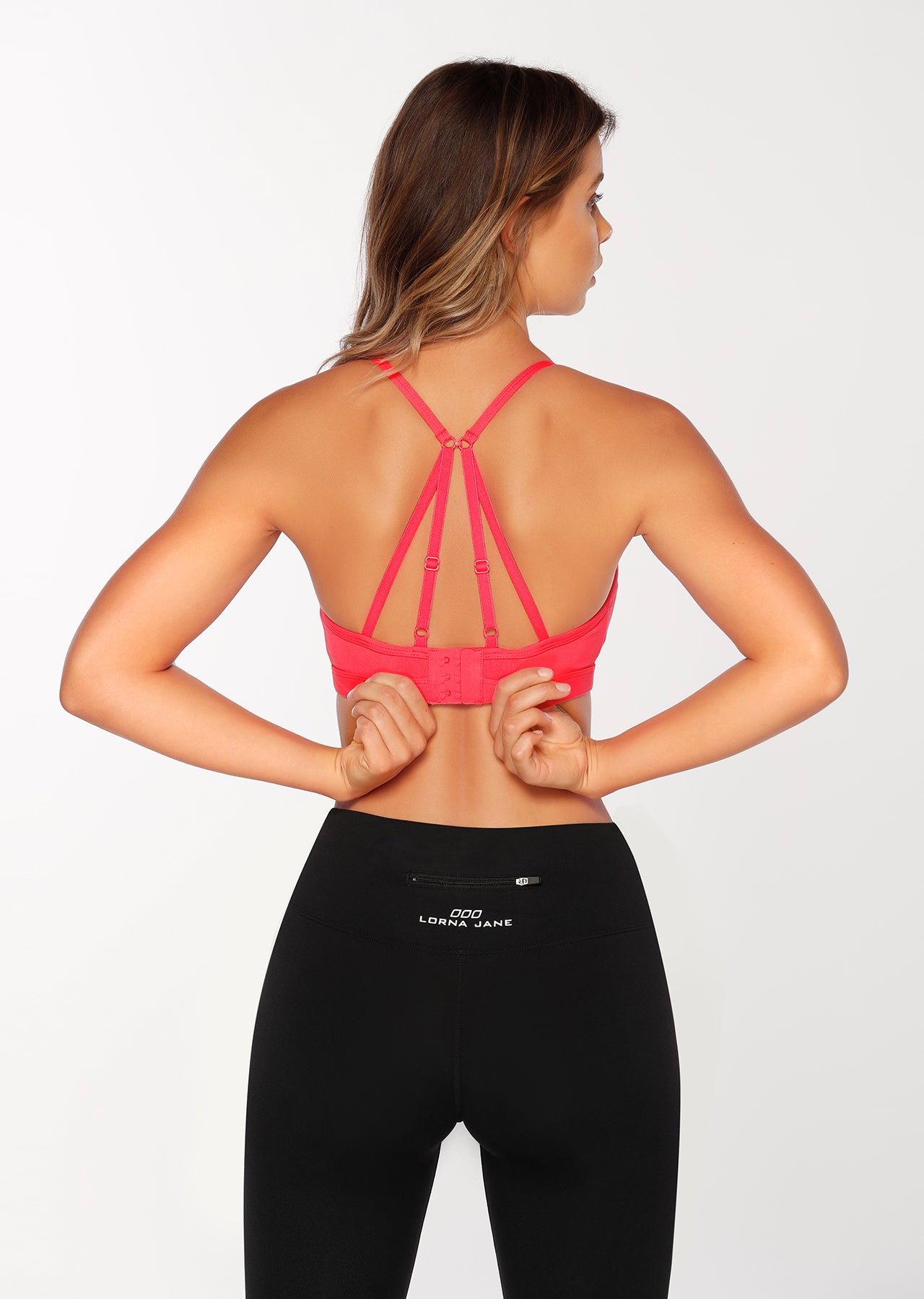 Lorna Jane Squad Sports Bra - Candy Red