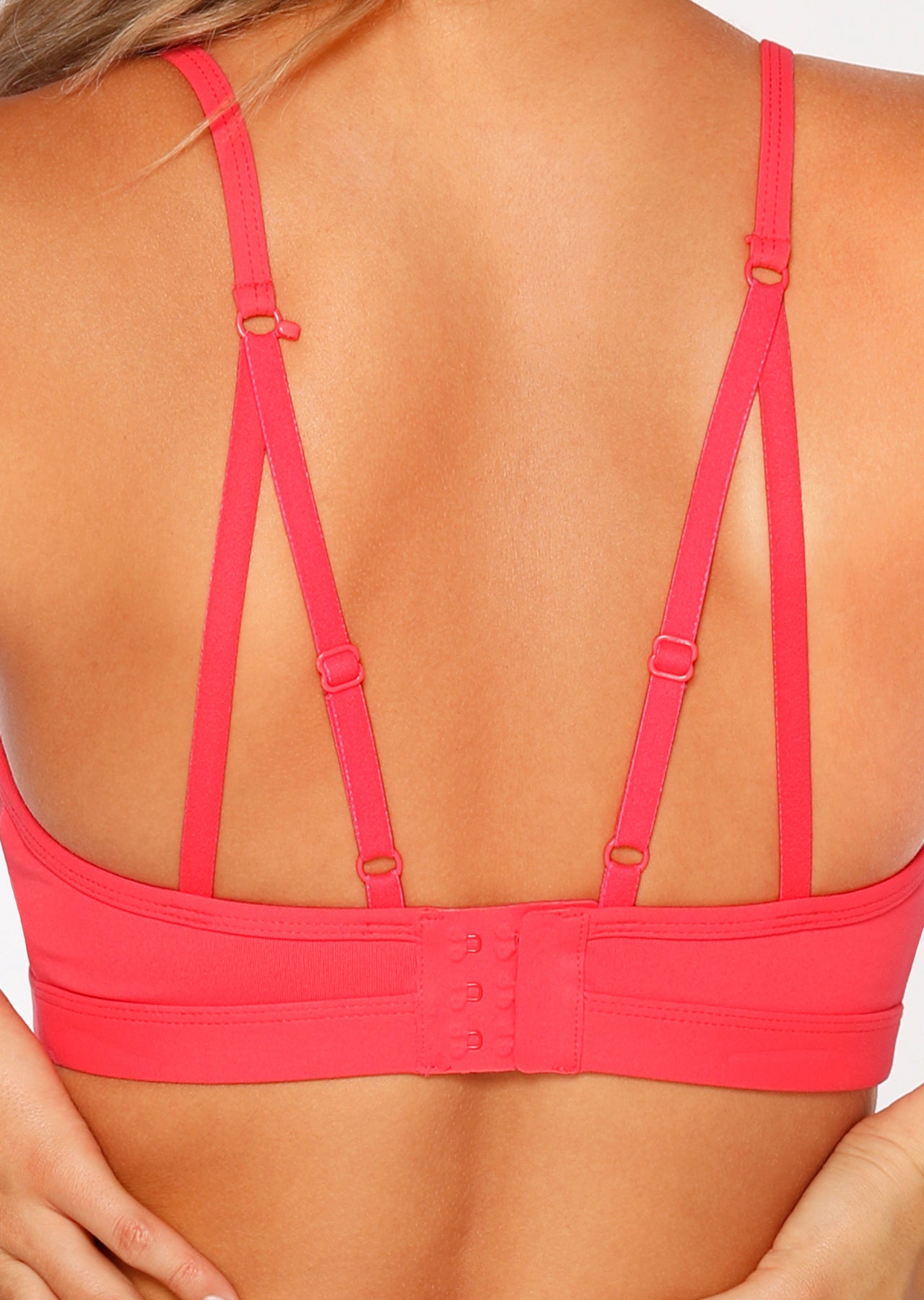 Lorna Jane Squad Sports Bra - Candy Red