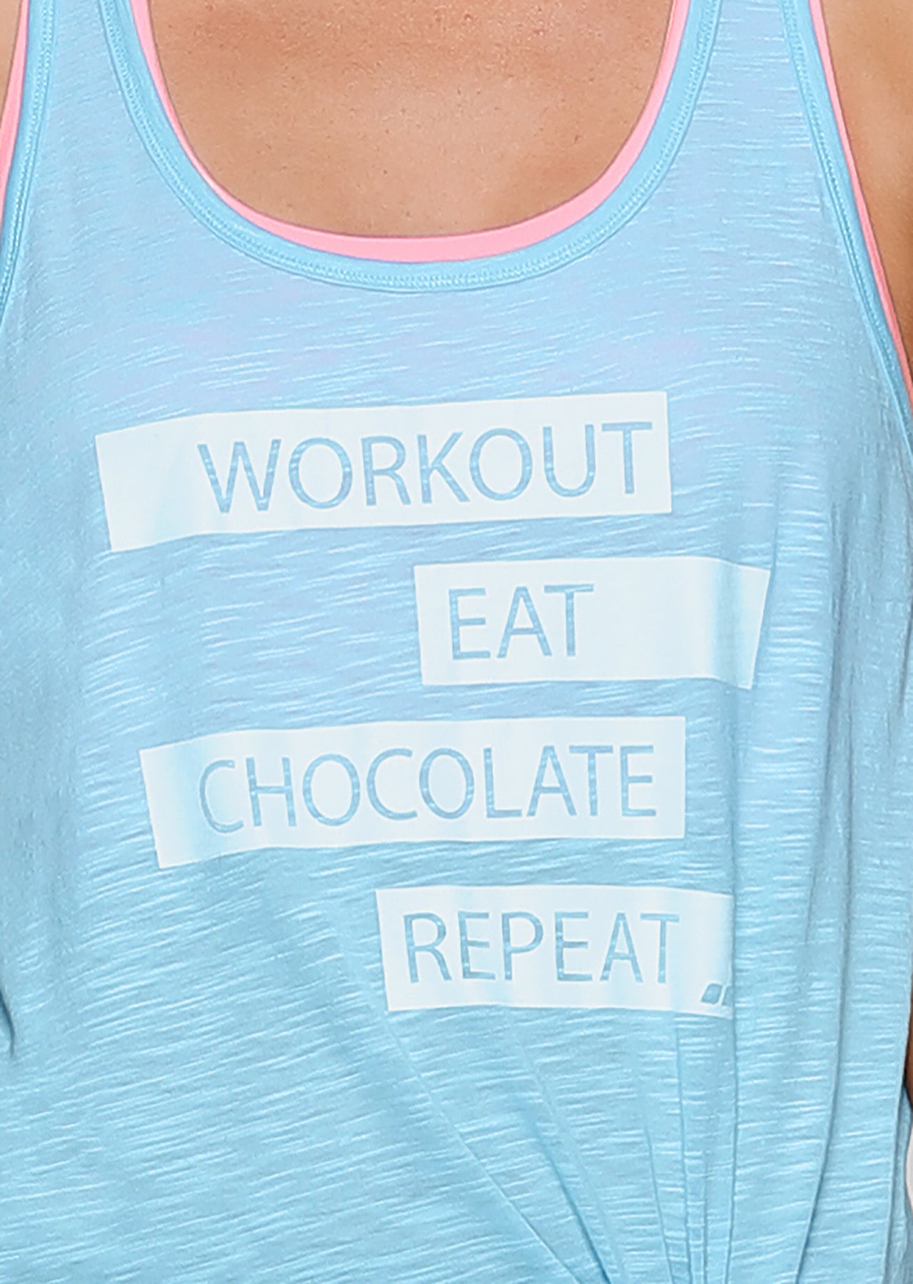 Lorna Jane Squats Tank - Blue Sky