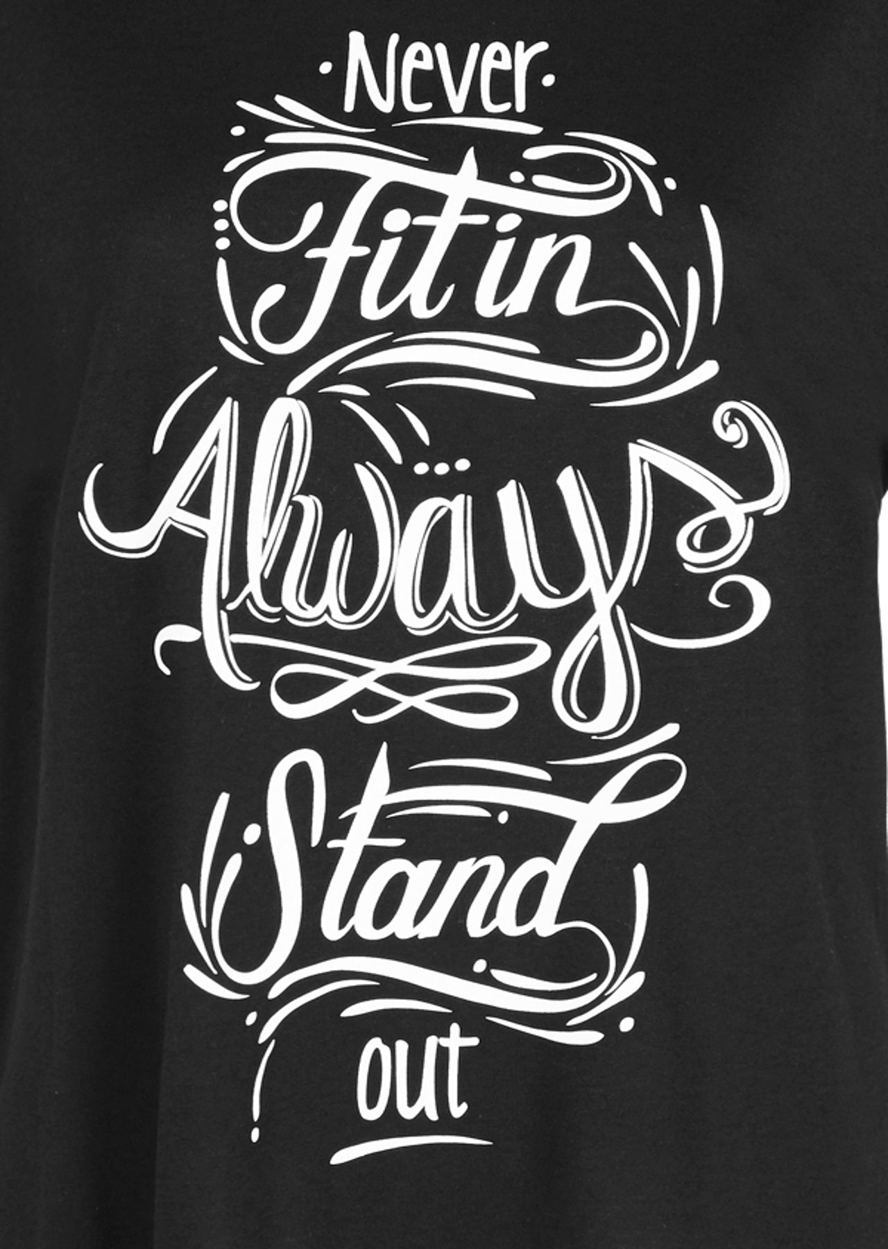 Lorna Jane Stand Out S/Slv T-Shirt - Black