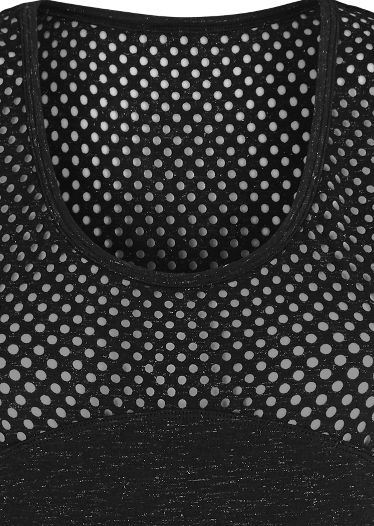 Lorna Jane Starlight Tank - Black Sparkle