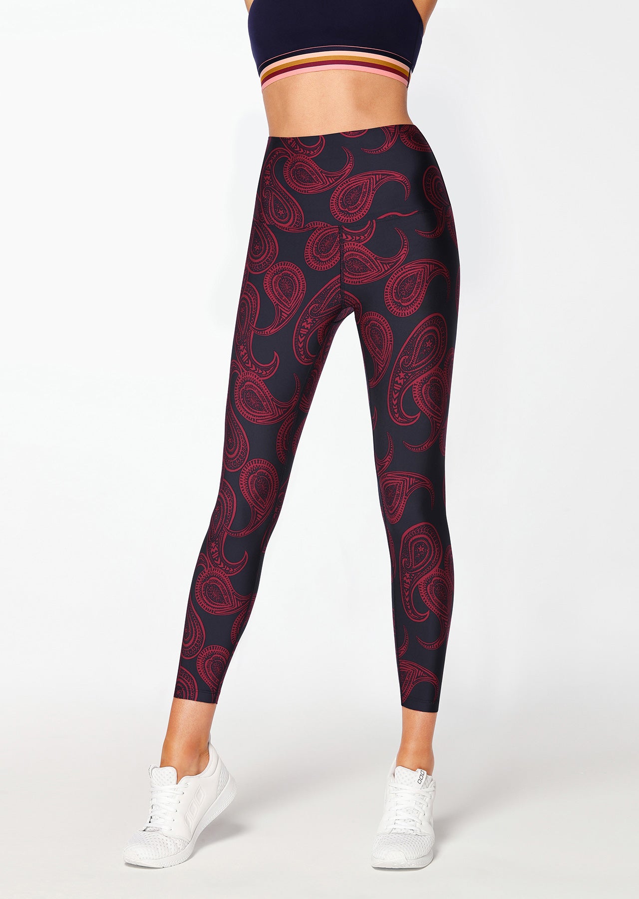 Lorna Jane Street Paisley Ankle Biter Tight - Street Paisley Print