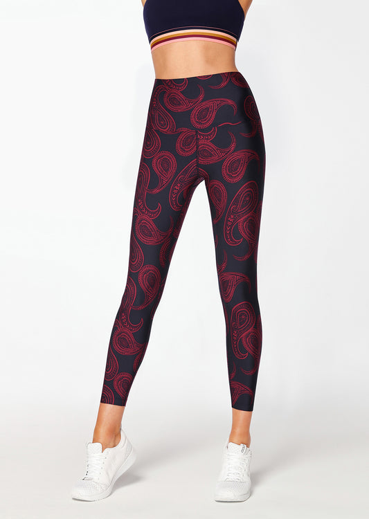 Lorna Jane Street Paisley Ankle Biter Tight - Street Paisley Print