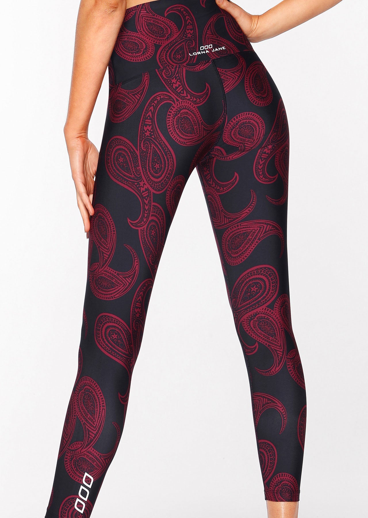 Lorna Jane Street Paisley Ankle Biter Tight - Street Paisley Print