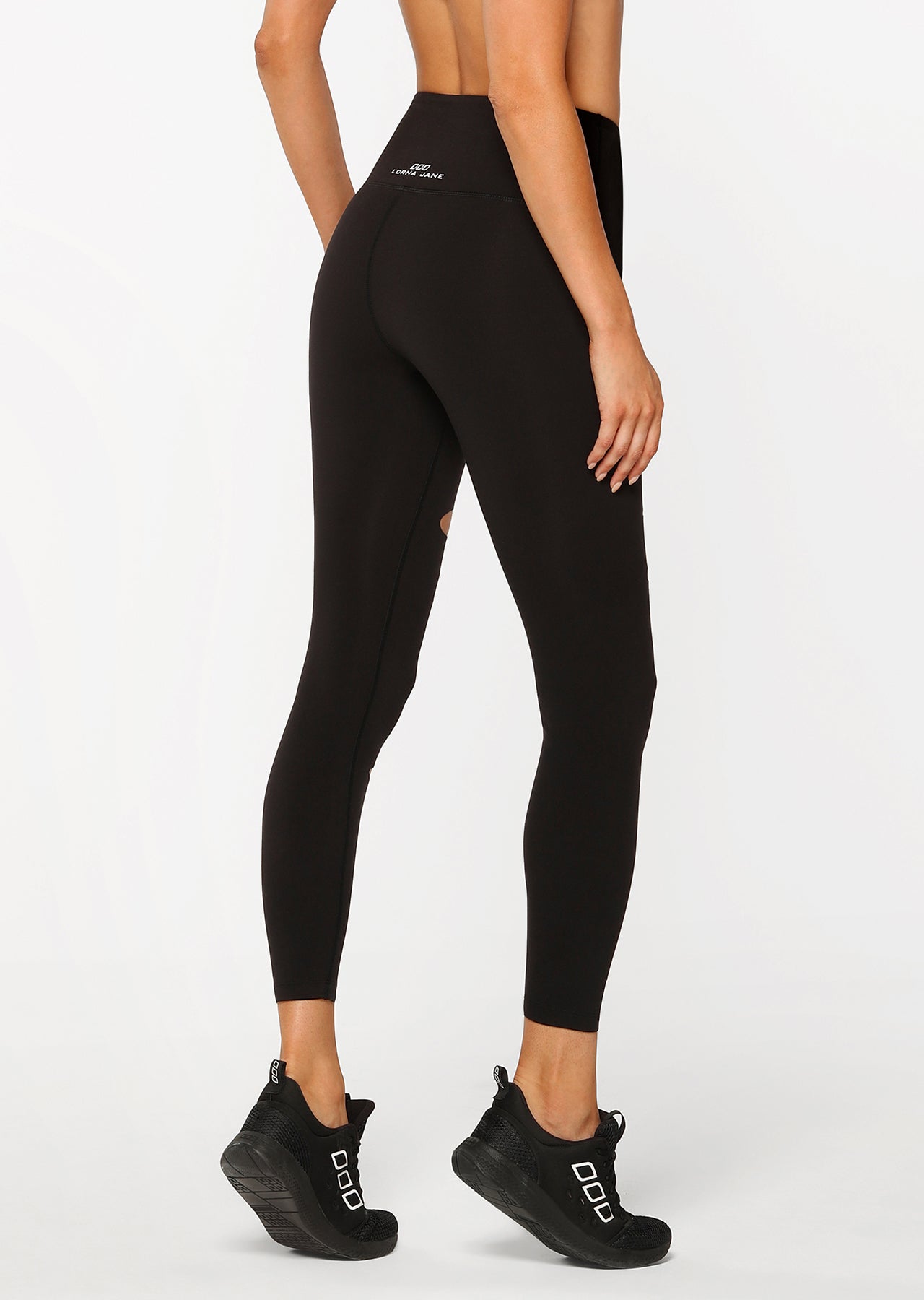 Lorna Jane Street Slash Core Full Length Tight - Black