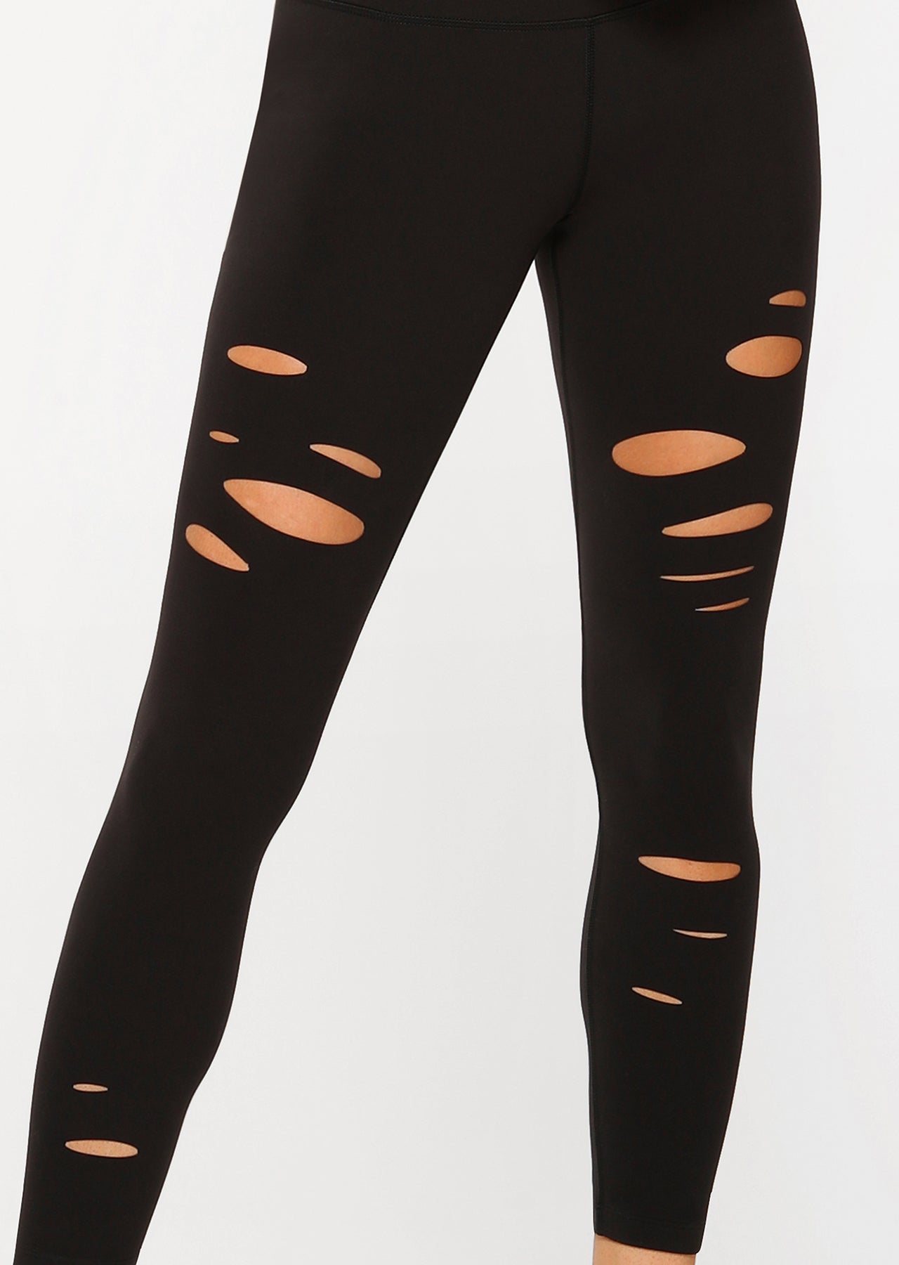 Lorna Jane Street Slash Core Full Length Tight - Black