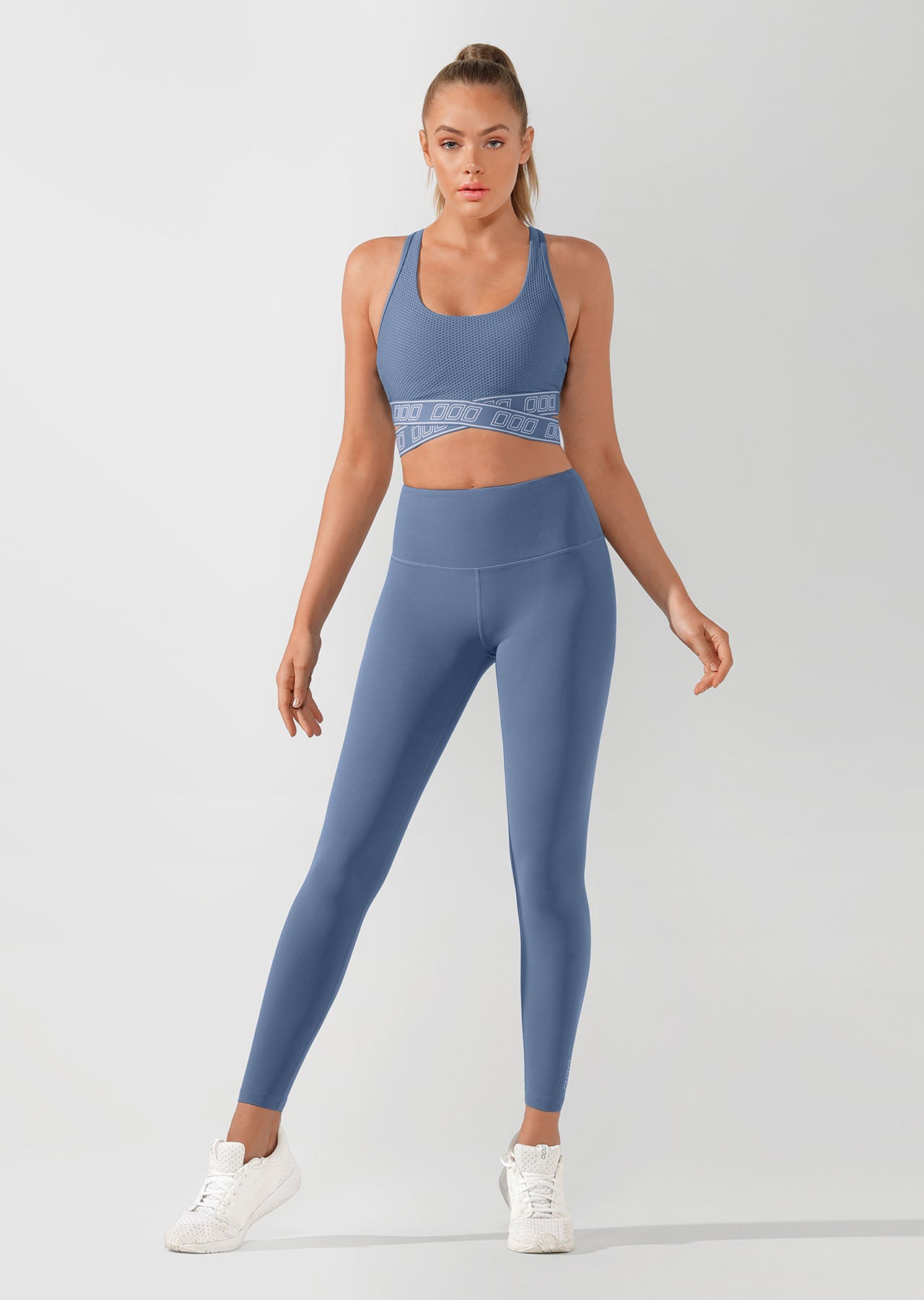 Lorna Jane Strength Sports Bra - Steel Blue