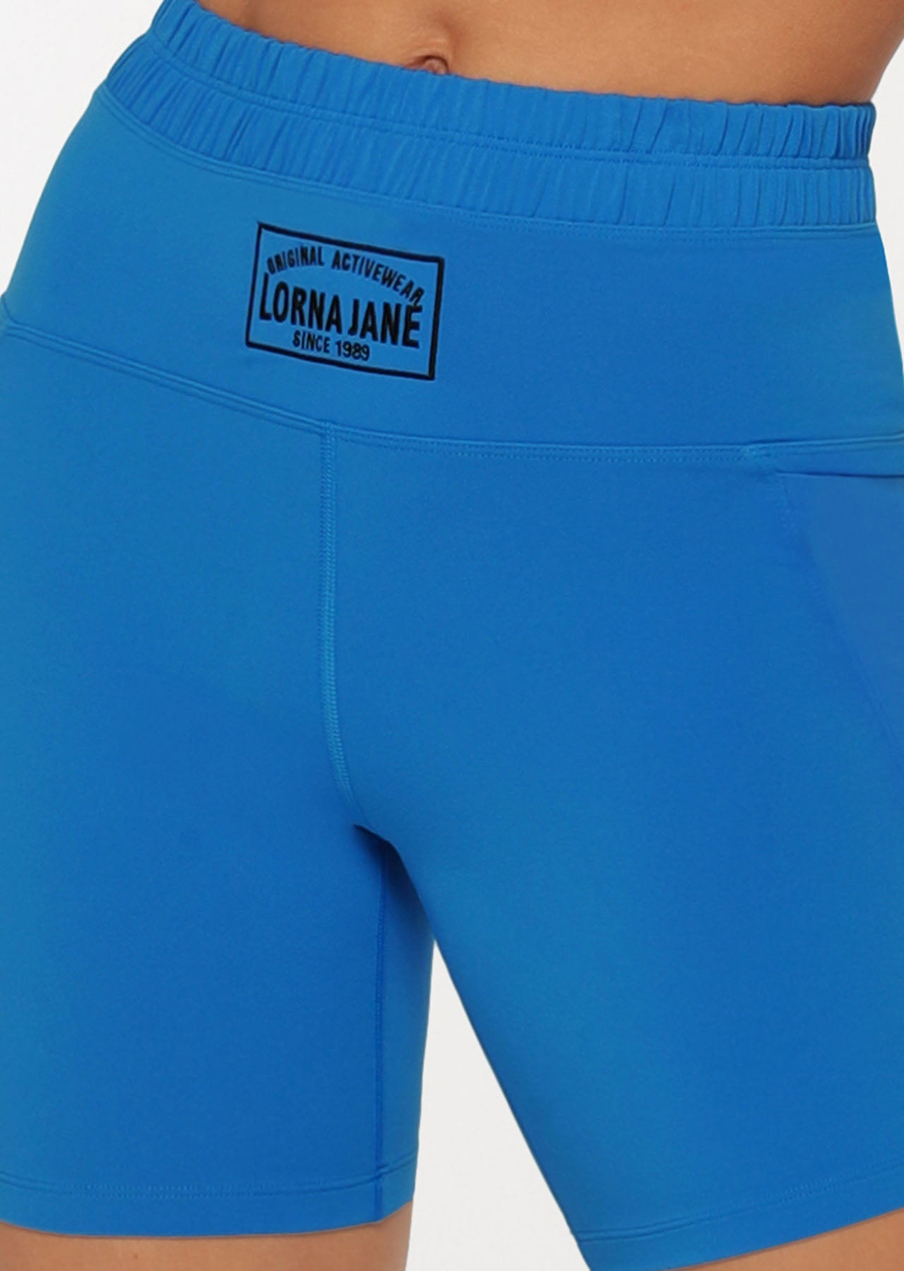 Lorna Jane Stretch Out Bike Shorts - Cornflower