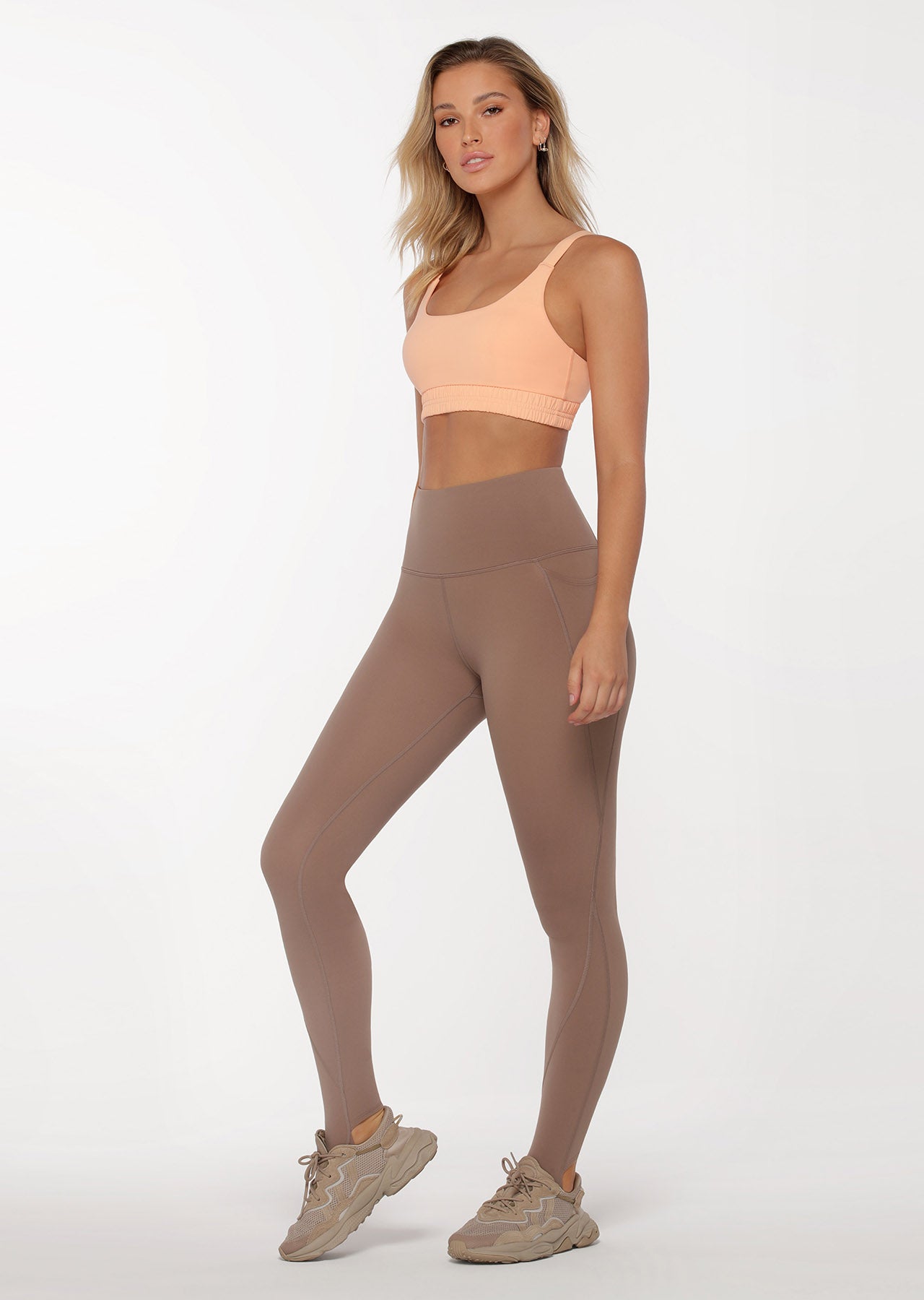 Lorna Jane Stretch Out Sports Bra - Peachy Keen